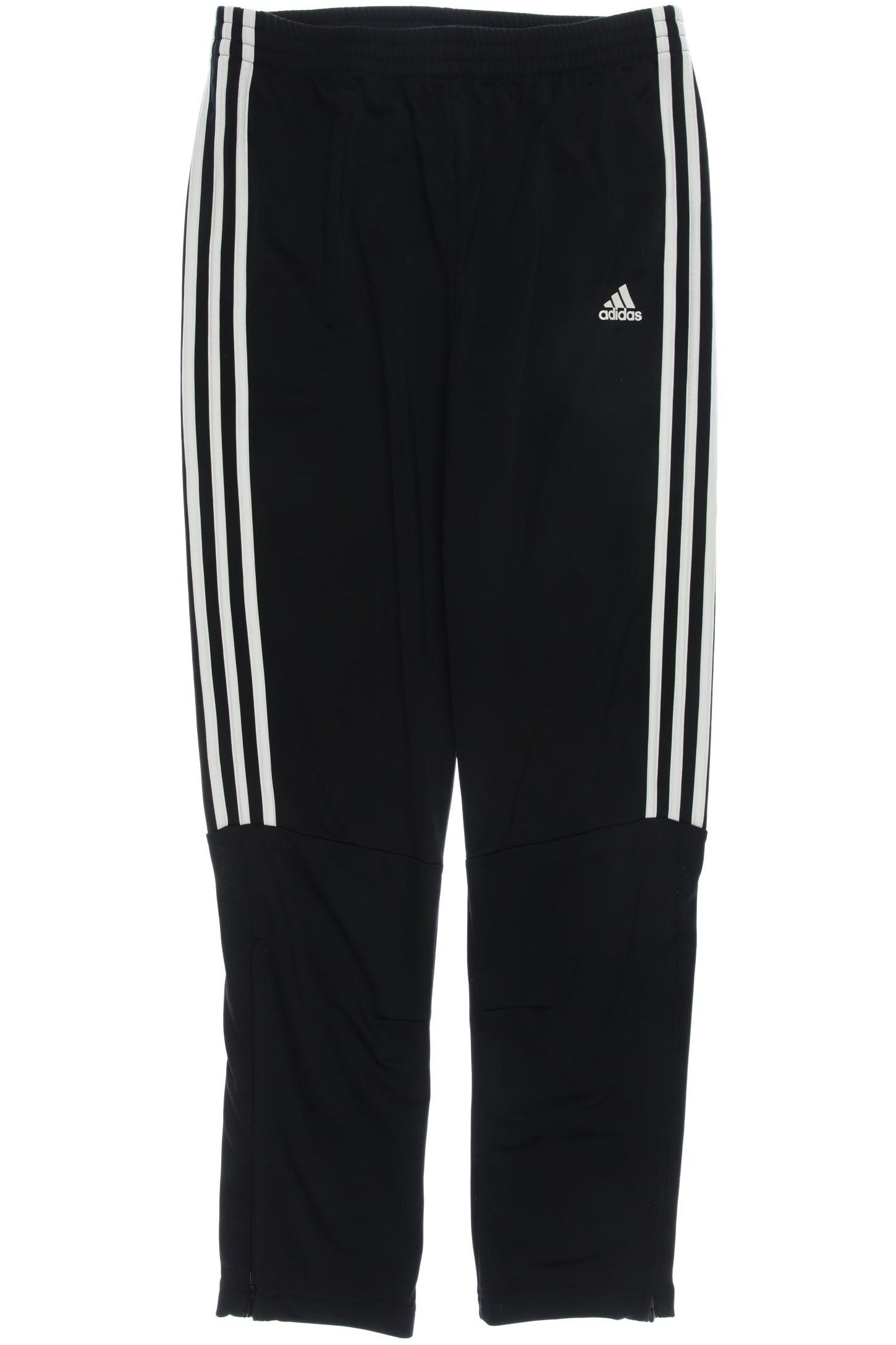 

adidas Herren Stoffhose, schwarz, Gr. 176