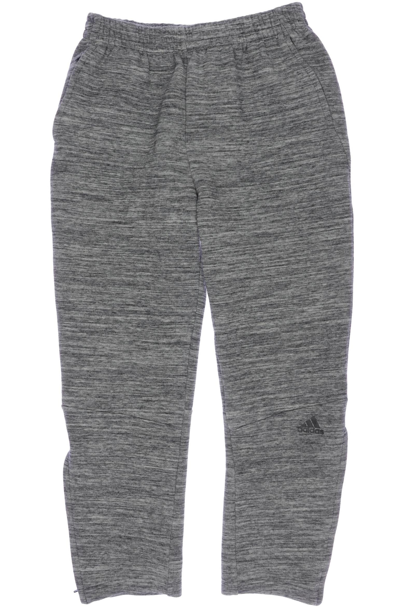 

adidas Herren Stoffhose, grau, Gr. 164