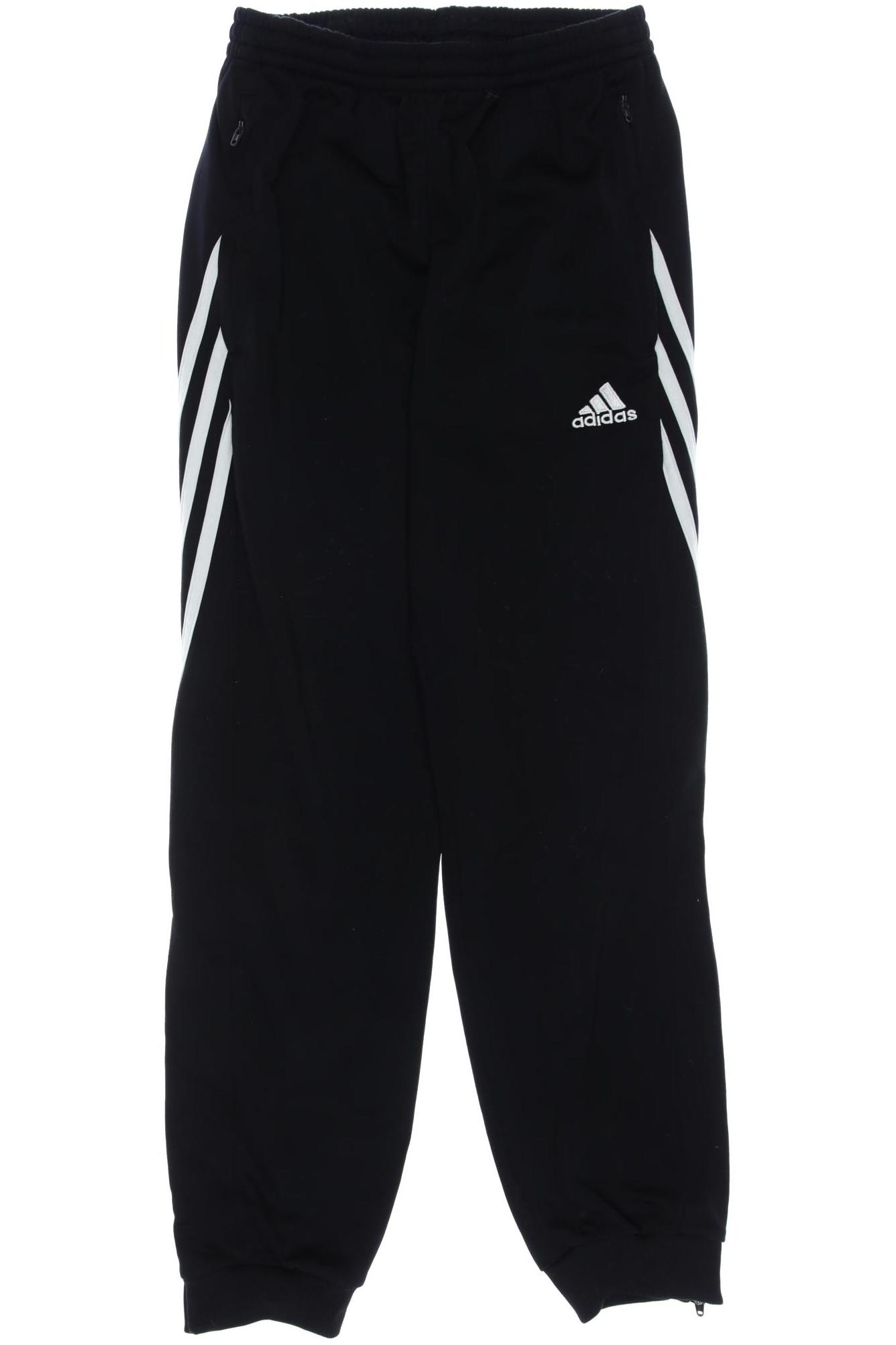 

adidas Herren Stoffhose, schwarz, Gr. 152