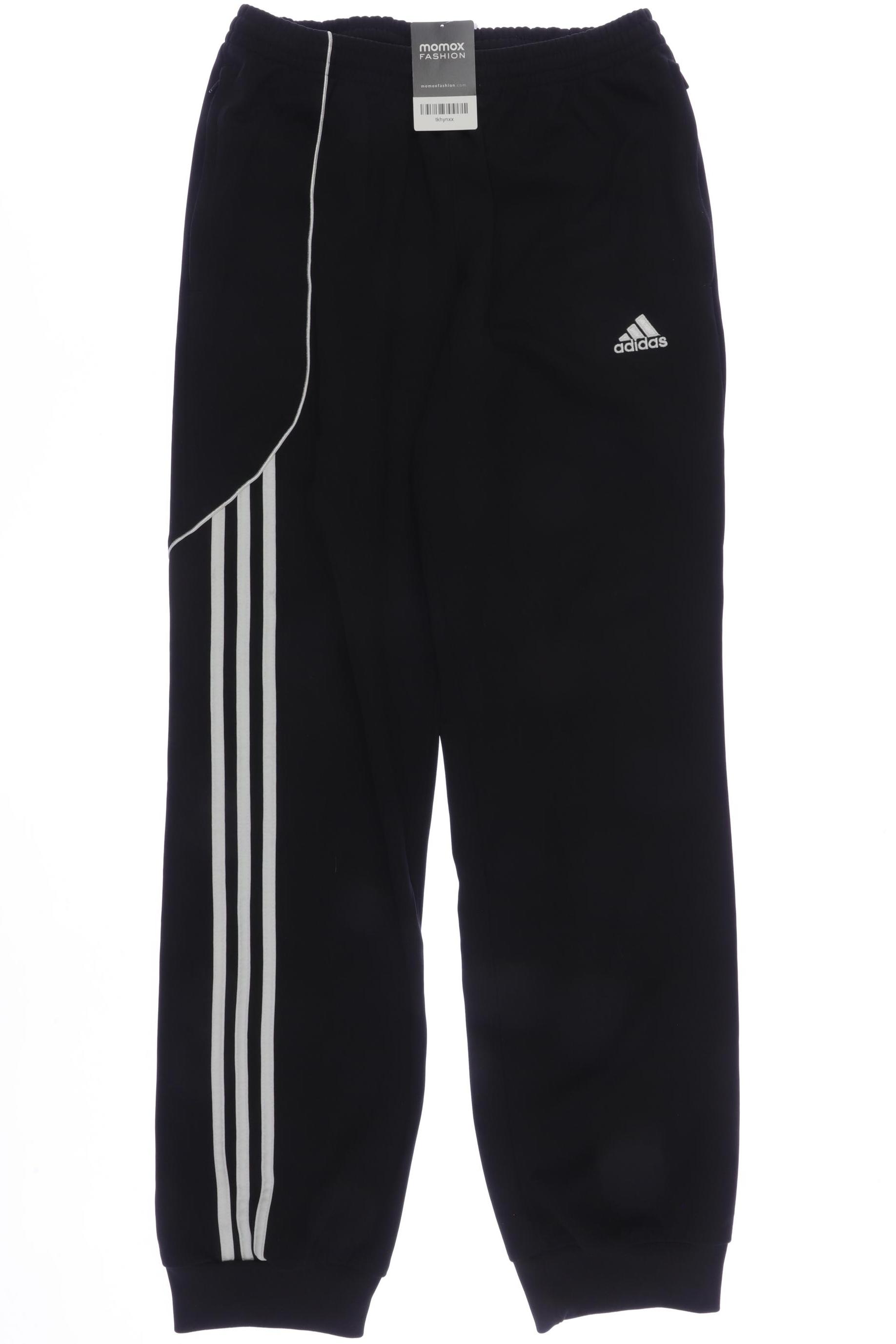 

adidas Herren Stoffhose, schwarz, Gr. 176
