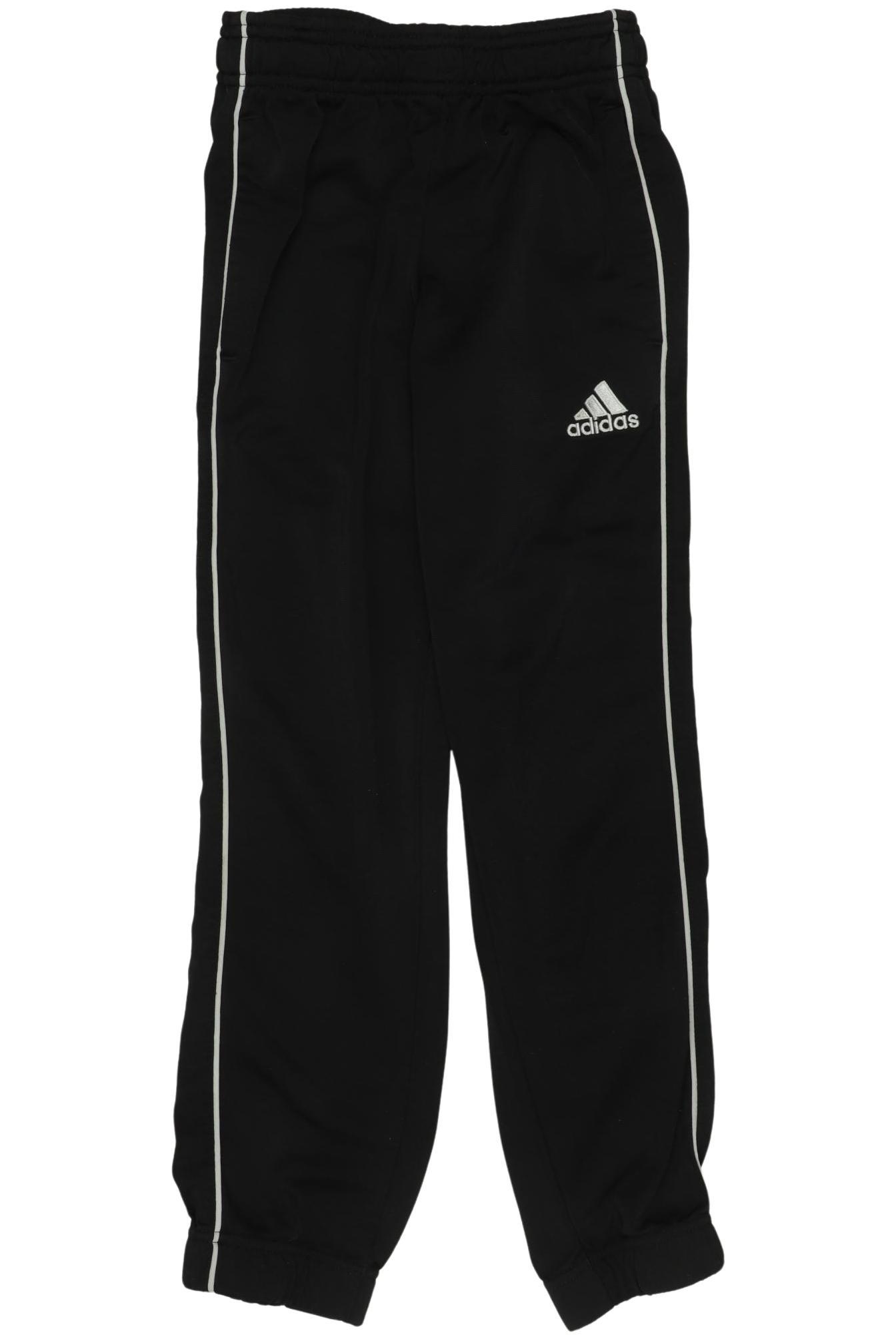 

adidas Jungen Stoffhose, schwarz, Gr. 128