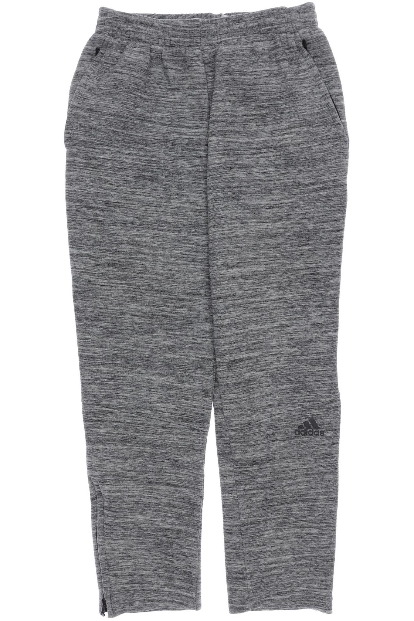 

adidas Jungen Stoffhose, grau, Gr. 152