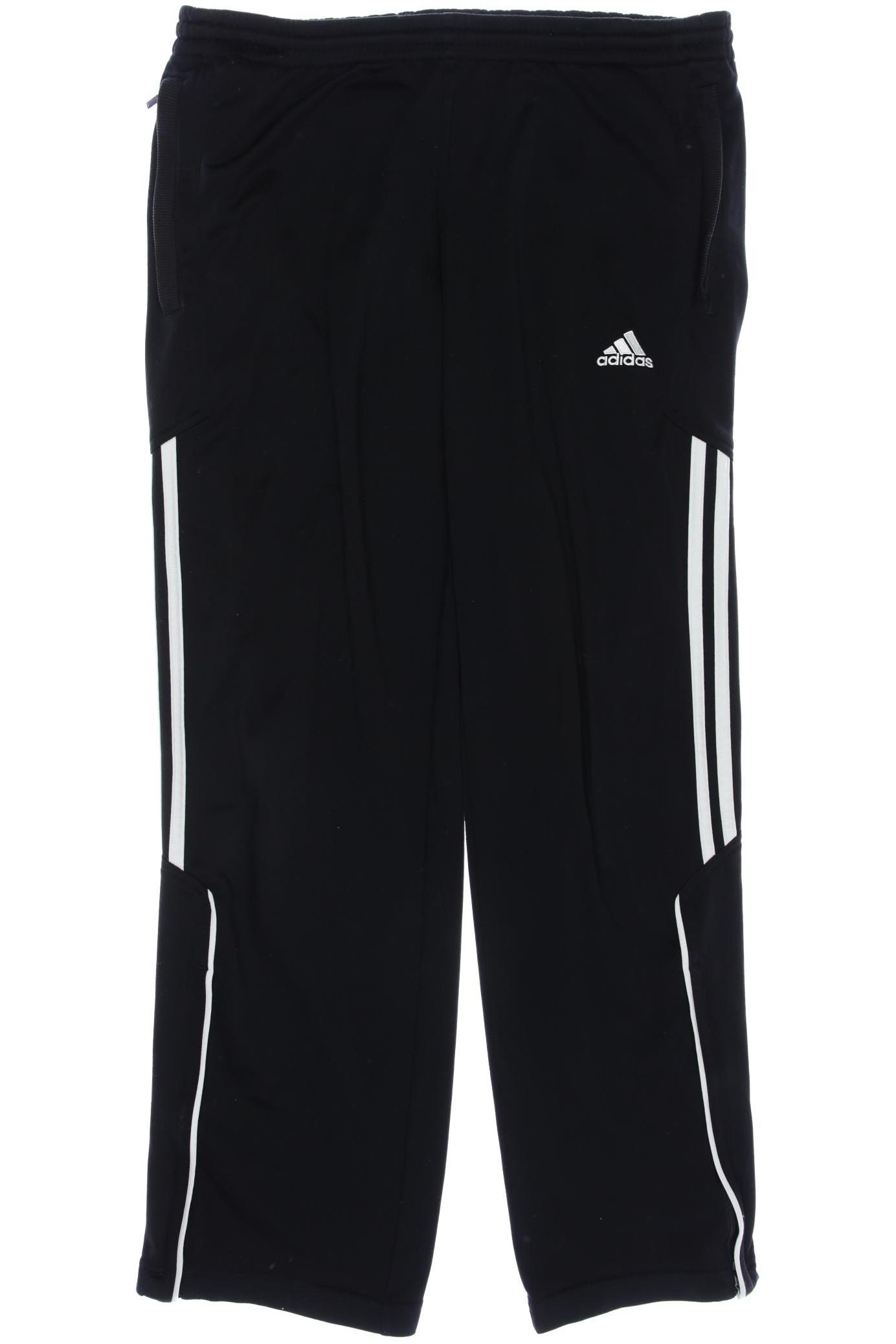 

adidas Herren Stoffhose, schwarz, Gr. 176