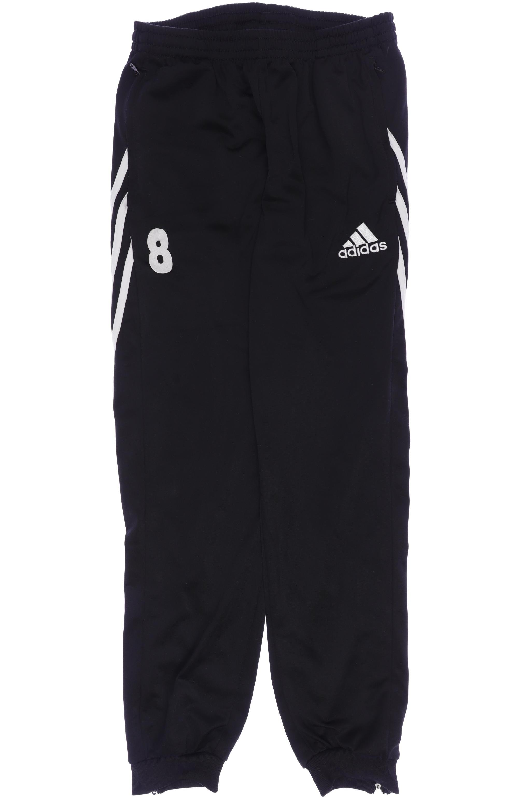 

adidas Jungen Stoffhose, schwarz, Gr. 164