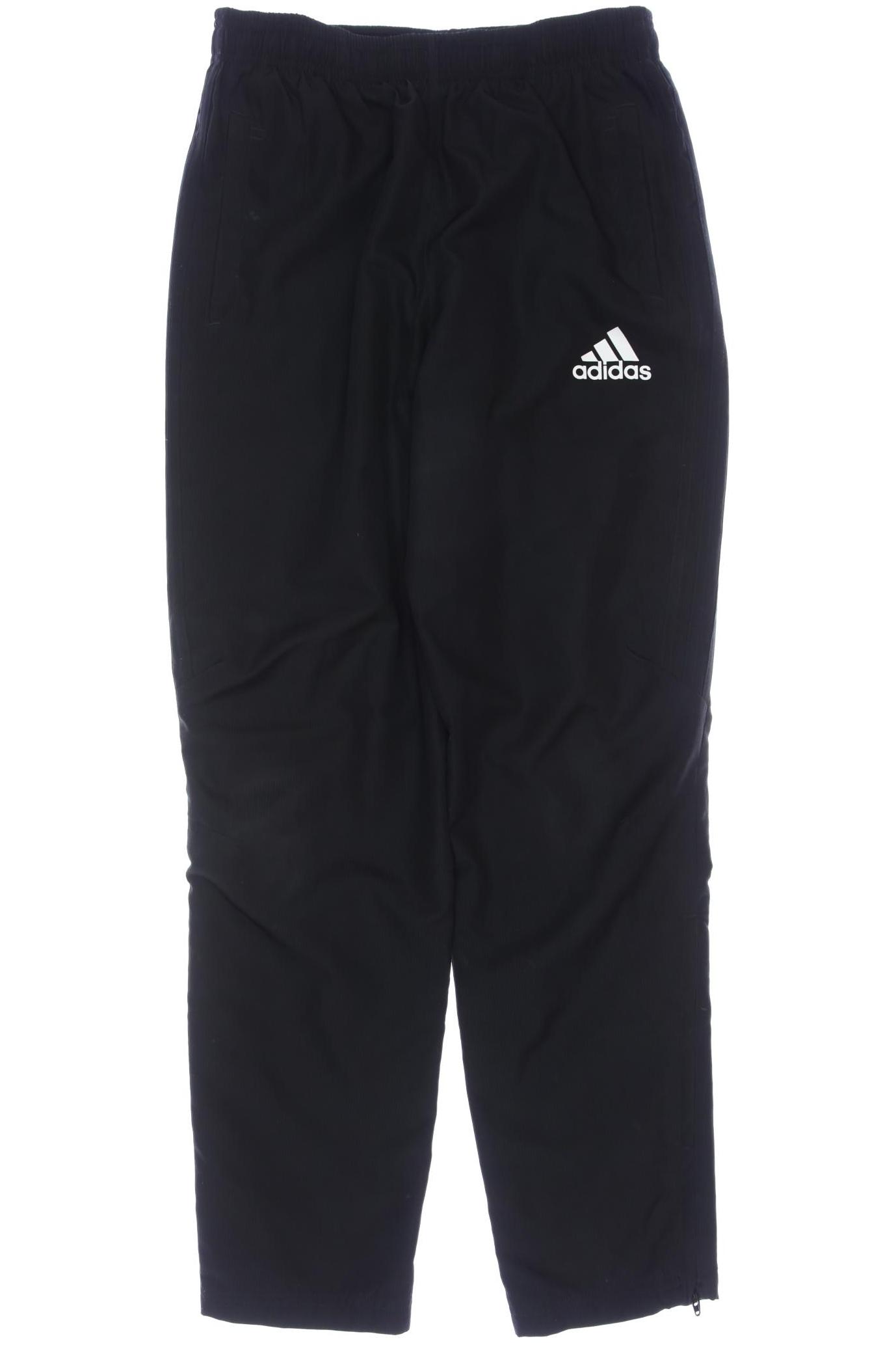 

adidas Herren Stoffhose, schwarz, Gr. 164