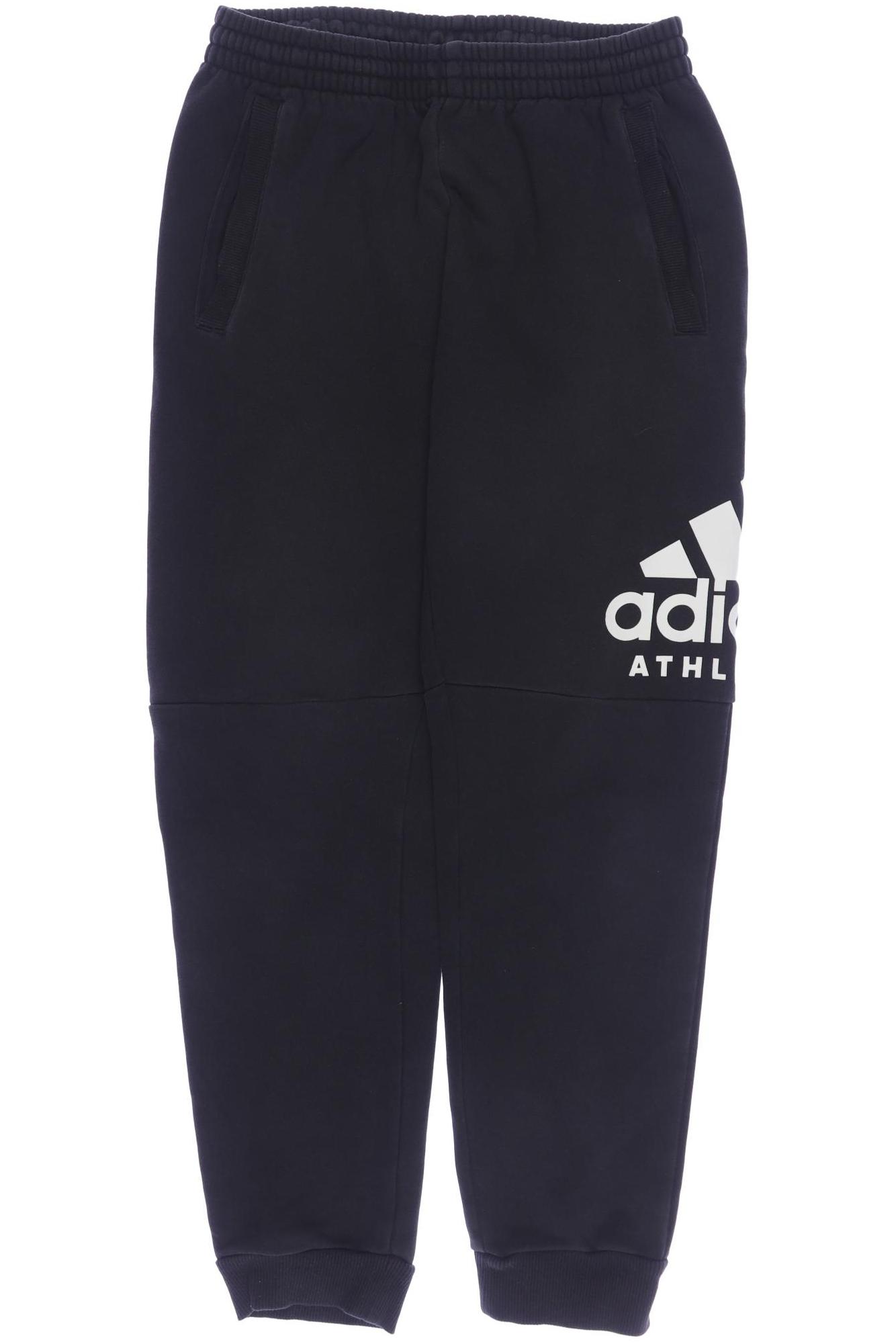 

adidas Herren Stoffhose, schwarz, Gr. 146