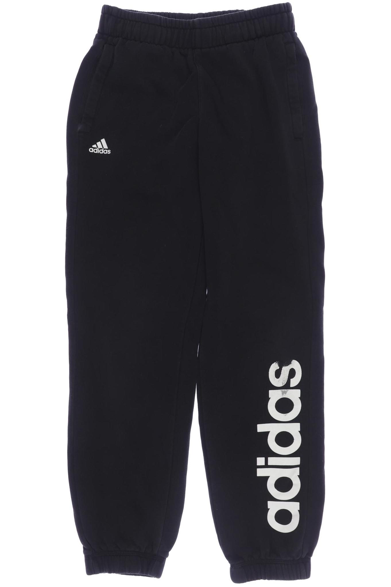 

adidas Herren Stoffhose, schwarz, Gr. 152