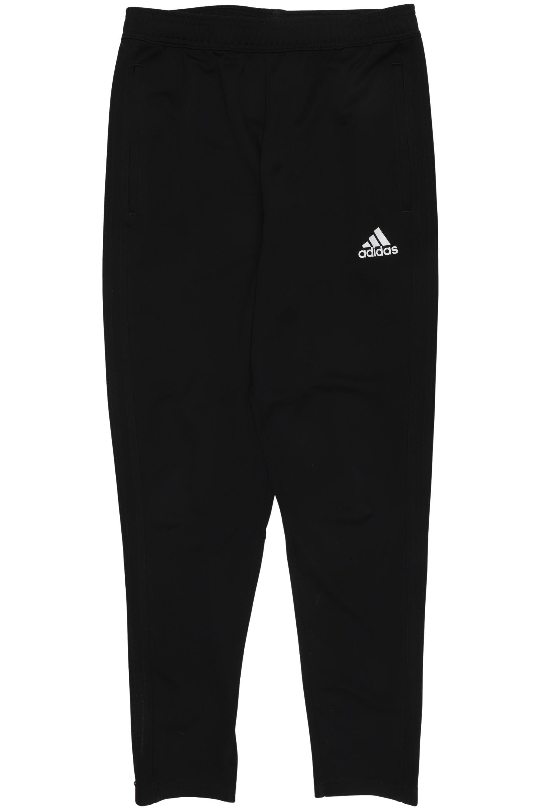 

adidas Jungen Stoffhose, schwarz, Gr. 146