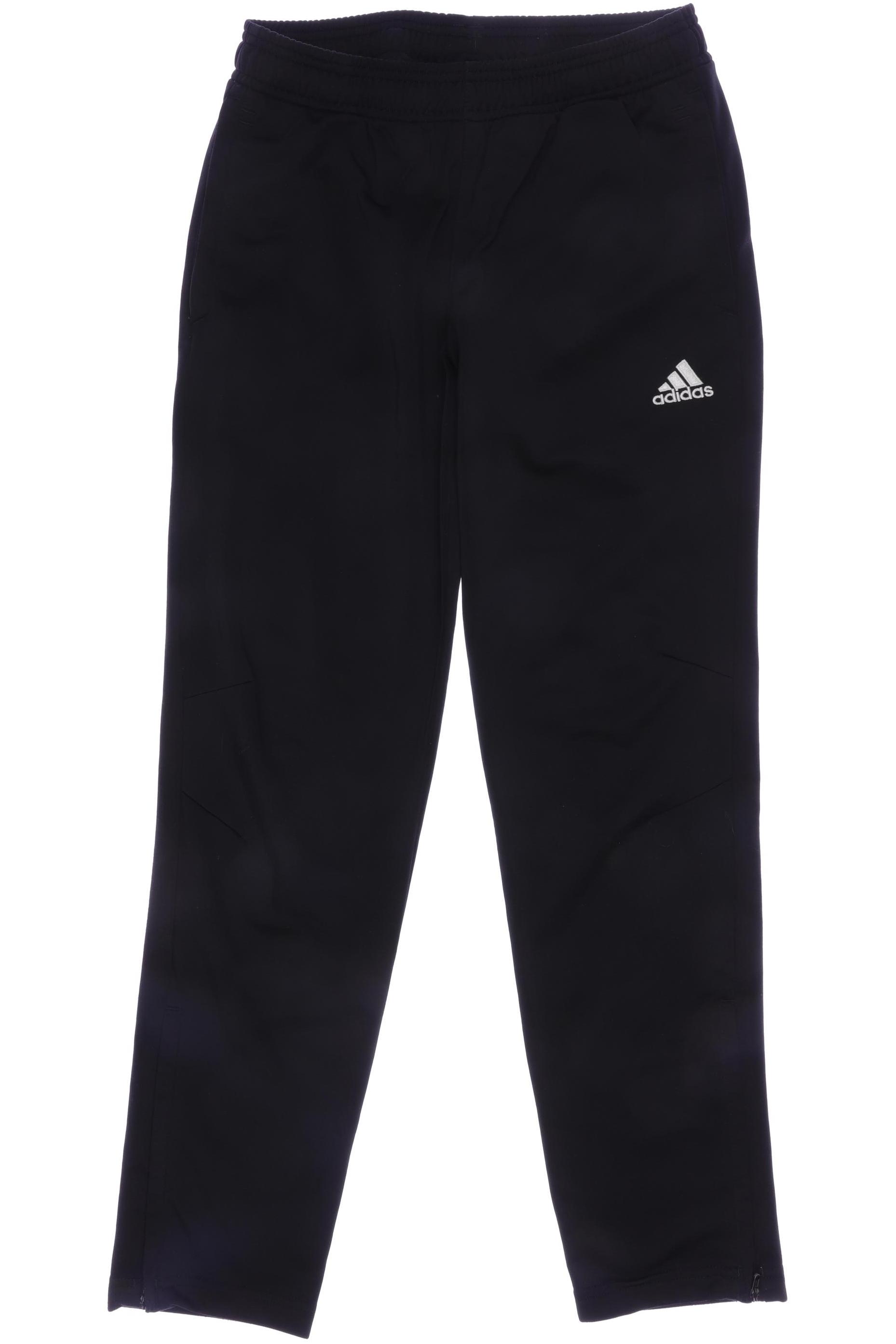 

adidas Herren Stoffhose, schwarz, Gr. 152