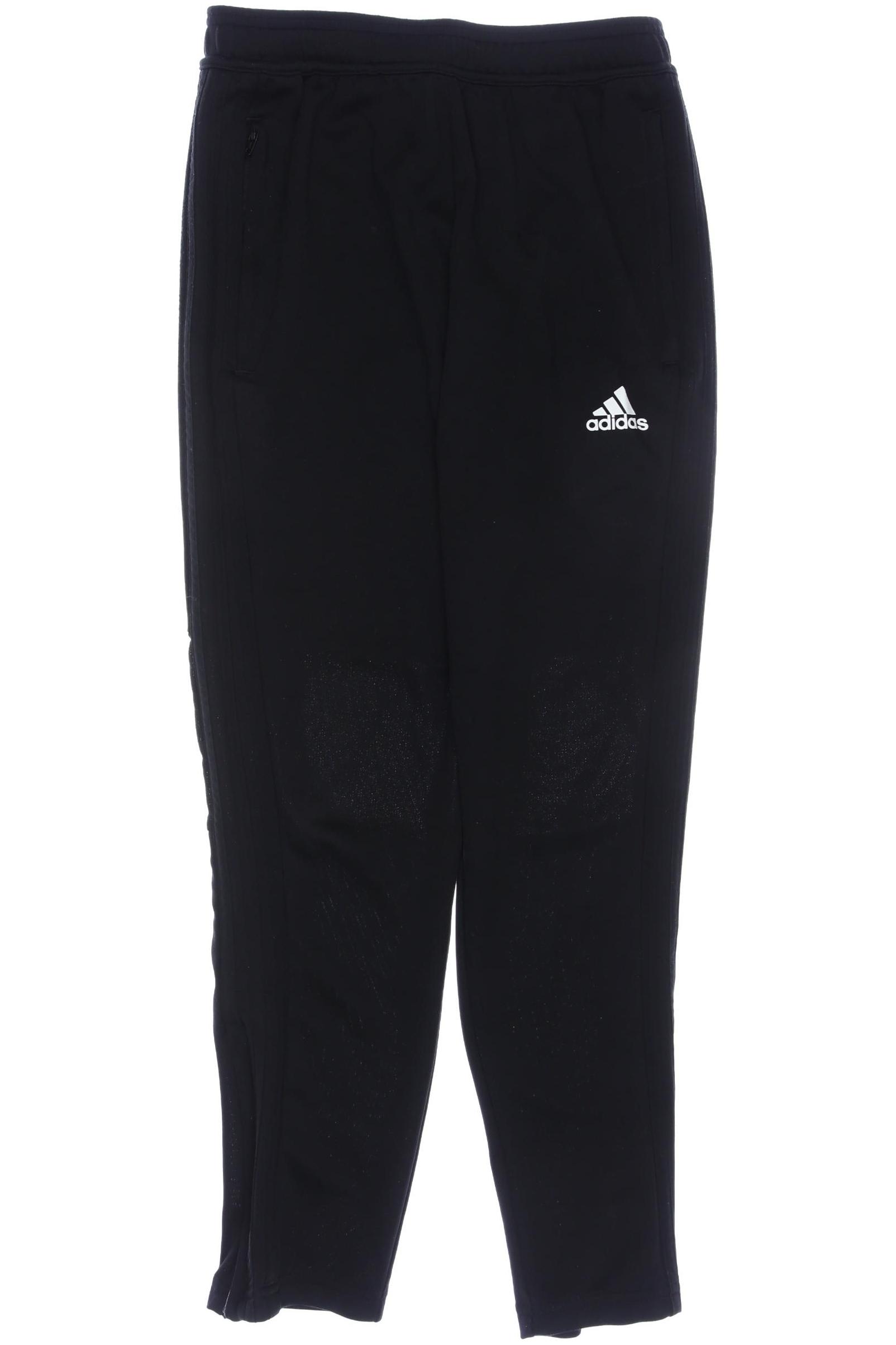 

adidas Herren Stoffhose, schwarz, Gr. 152