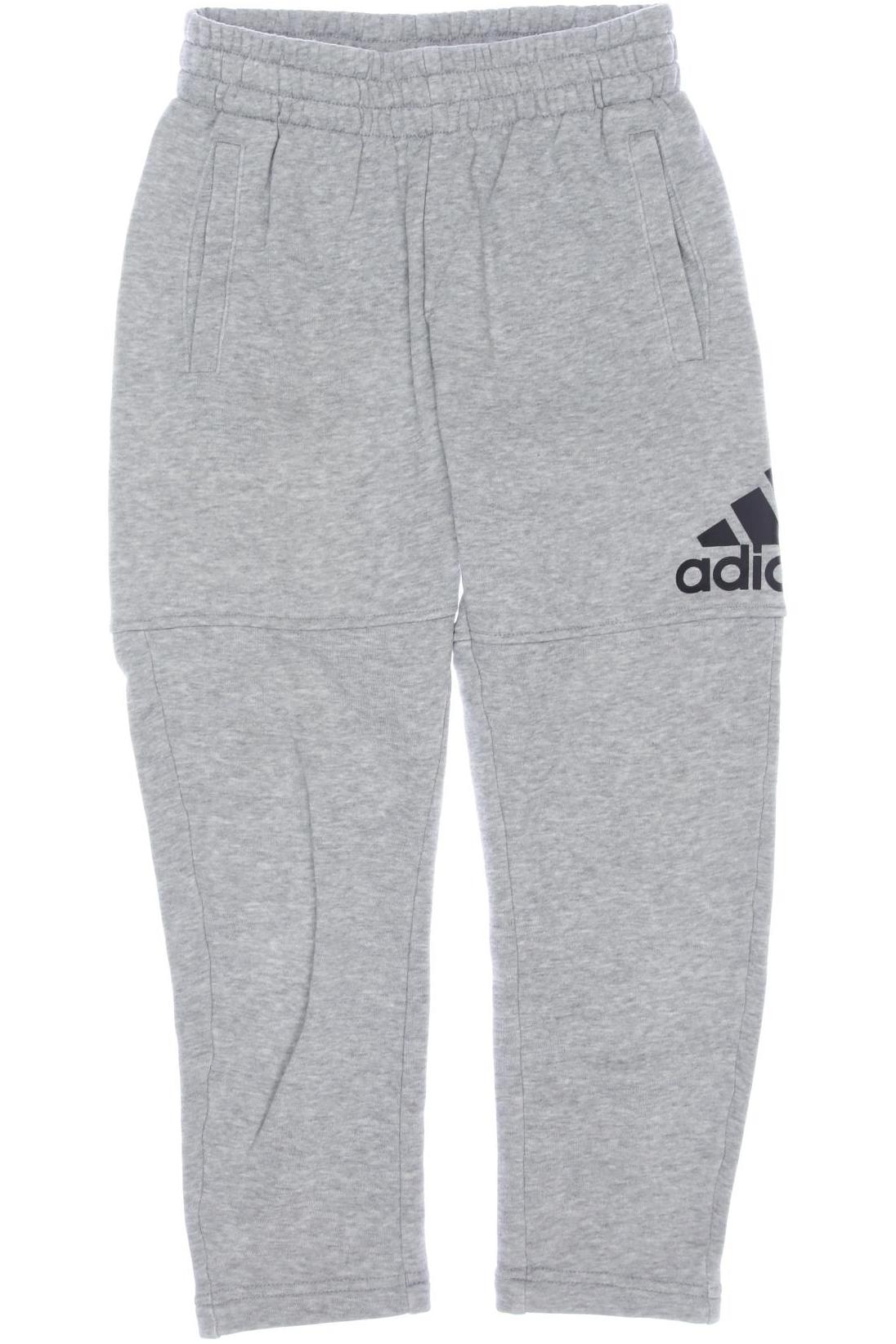 

adidas Herren Stoffhose, grau, Gr. 128