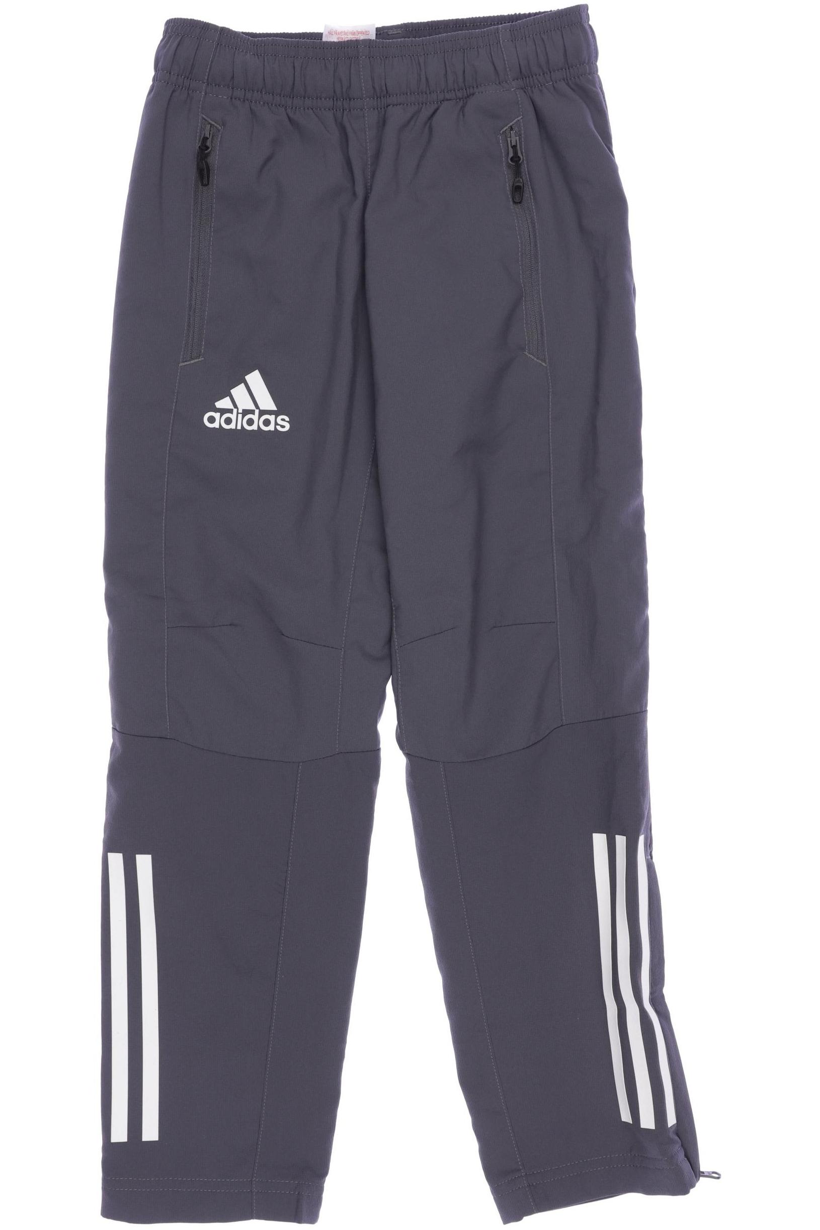 

adidas Herren Stoffhose, grau, Gr. 128