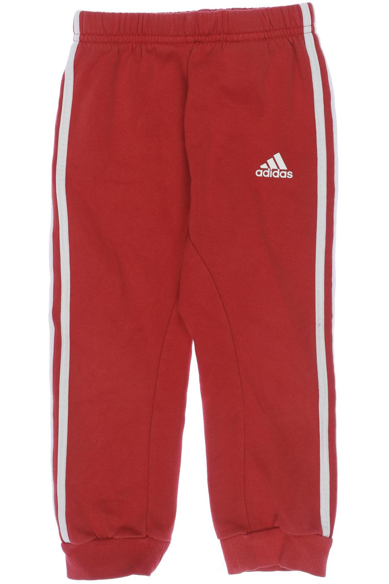

adidas Herren Stoffhose, rot, Gr. 98