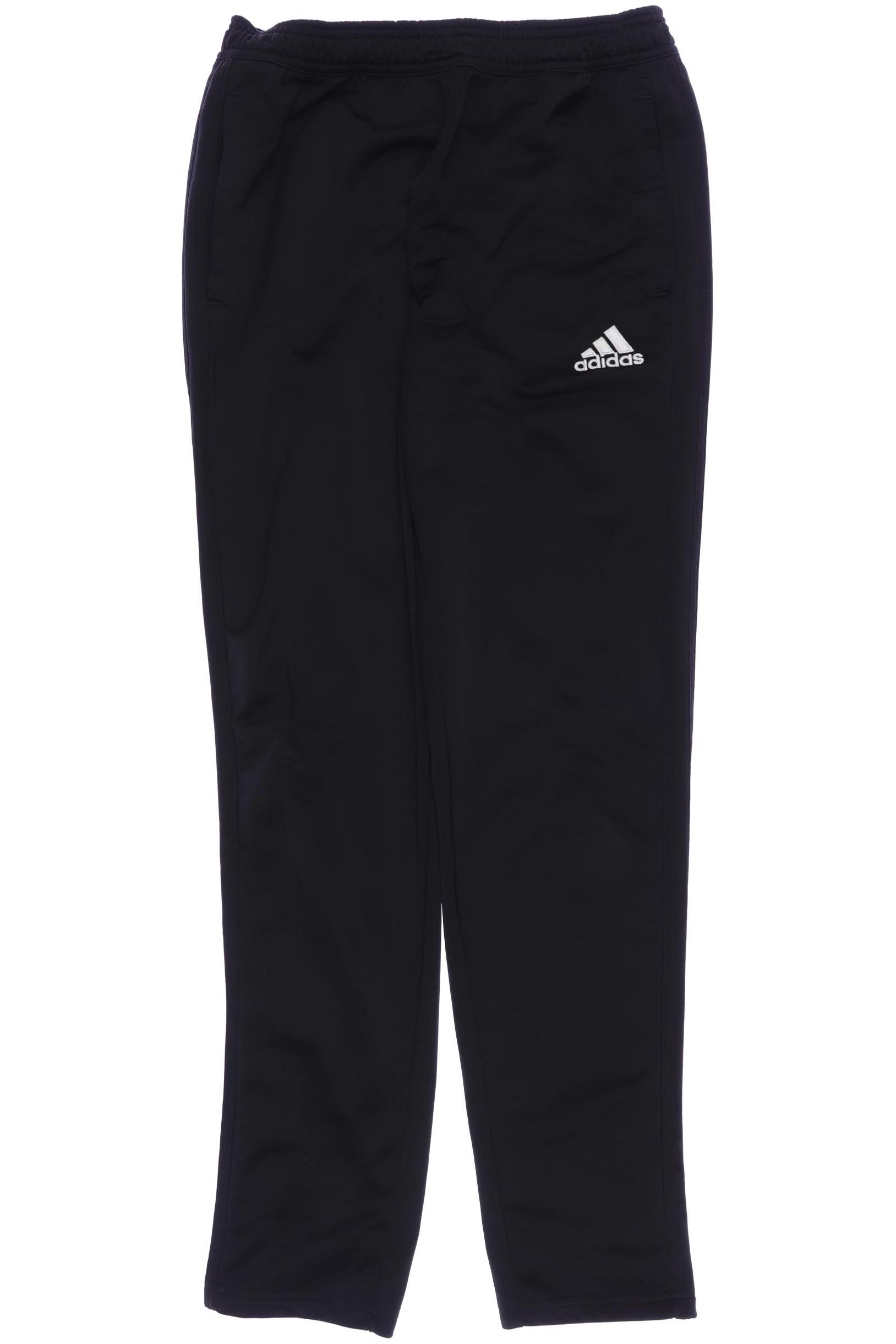 

adidas Jungen Stoffhose, schwarz, Gr. 164