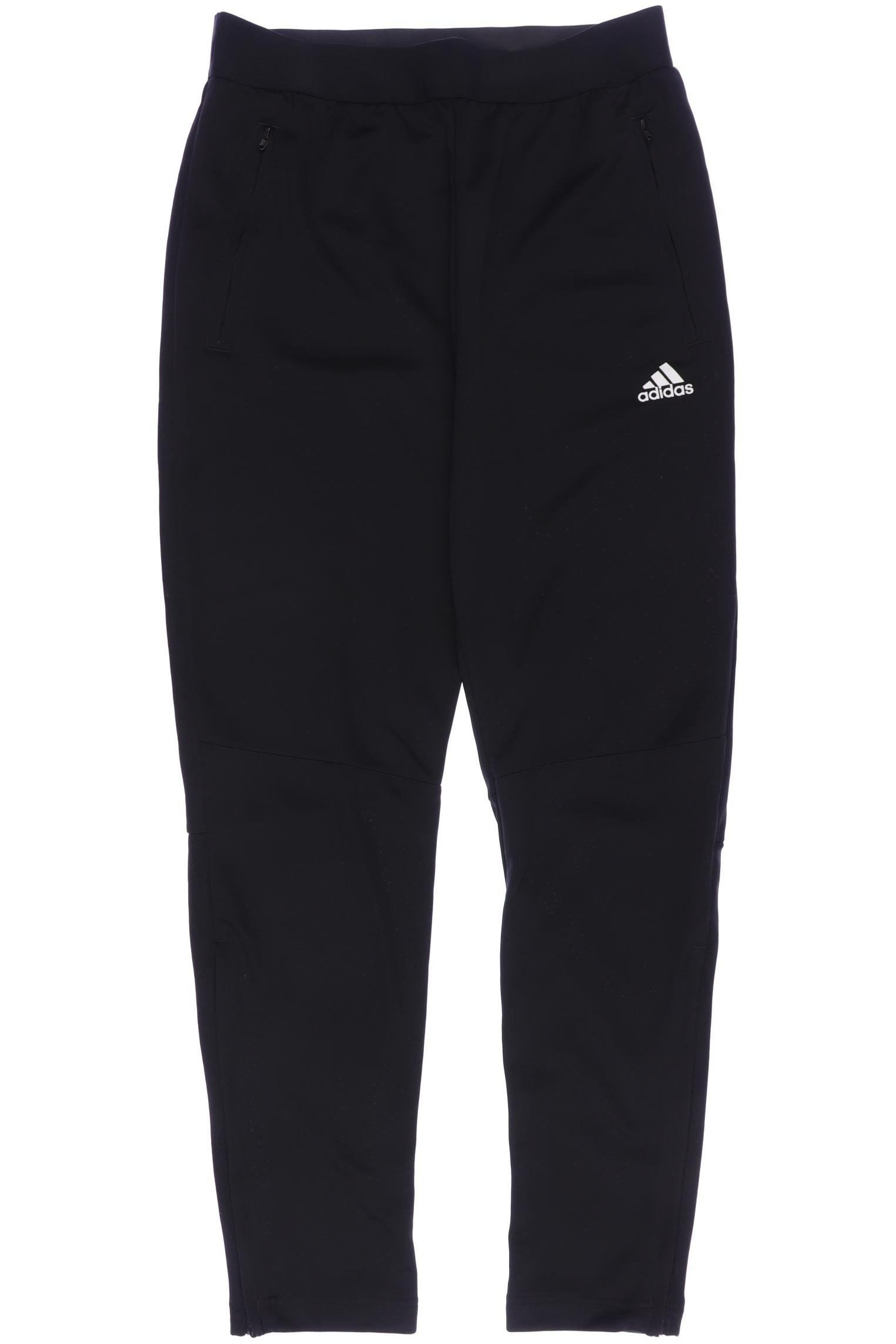 

adidas Herren Stoffhose, schwarz, Gr. 164