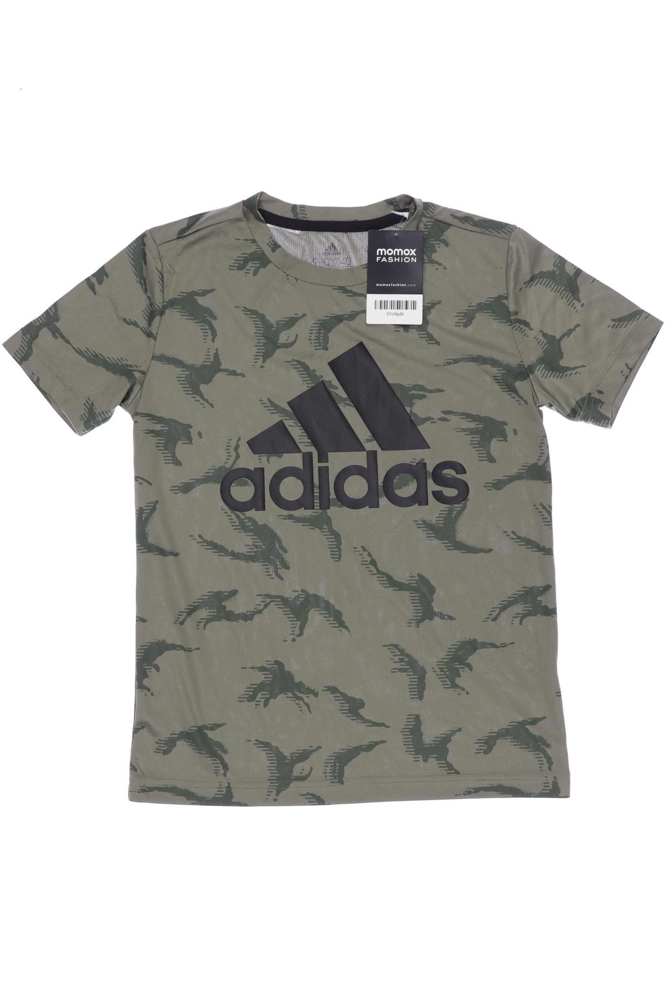 

adidas Herren T-Shirt, grün, Gr. 140