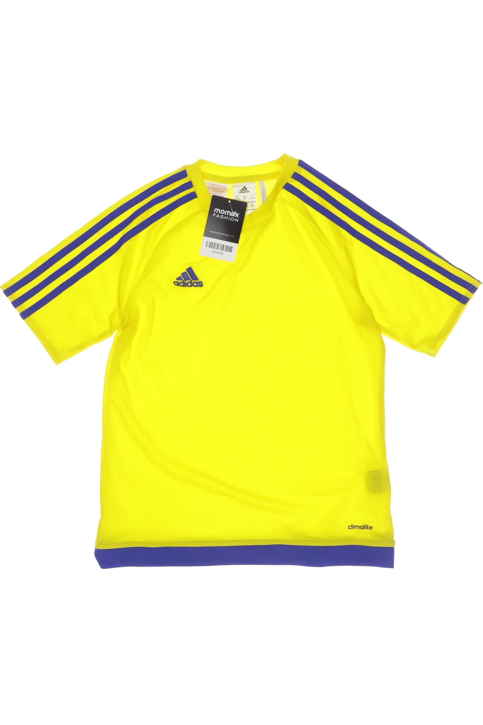 

adidas Herren T-Shirt, gelb, Gr. 152