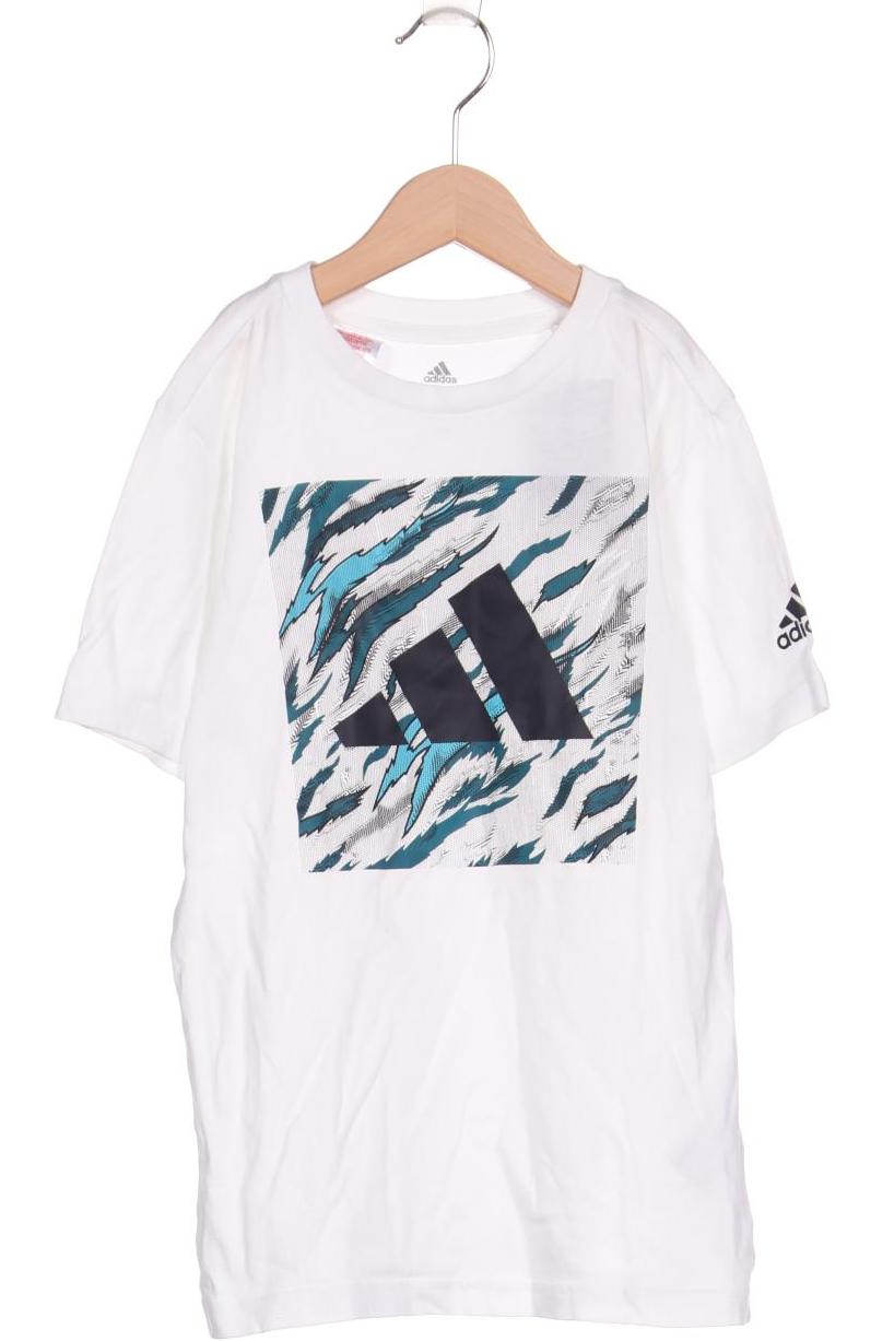 

adidas Jungen T-Shirt, weiß