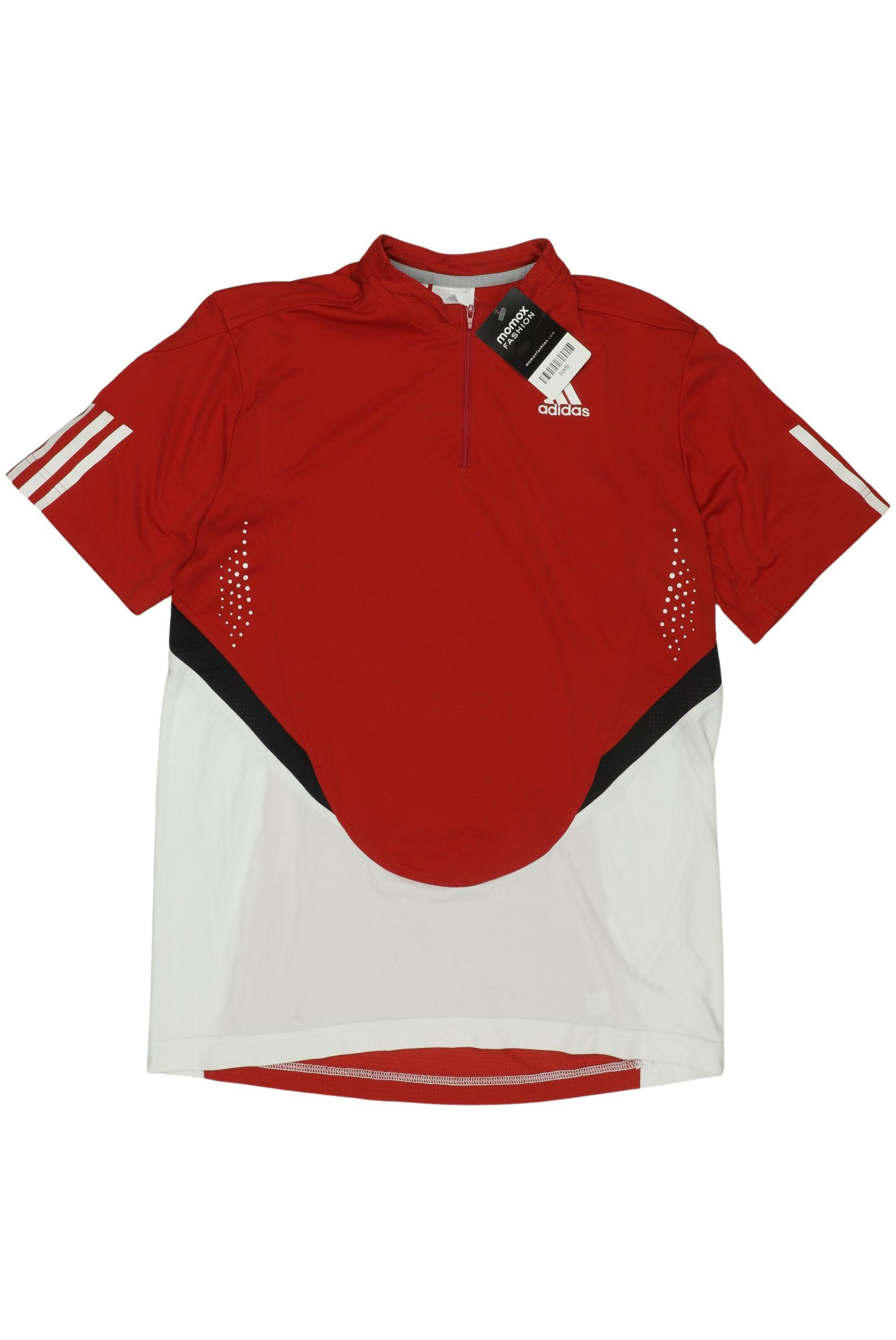 

adidas Herren T-Shirt, rot, Gr. 170