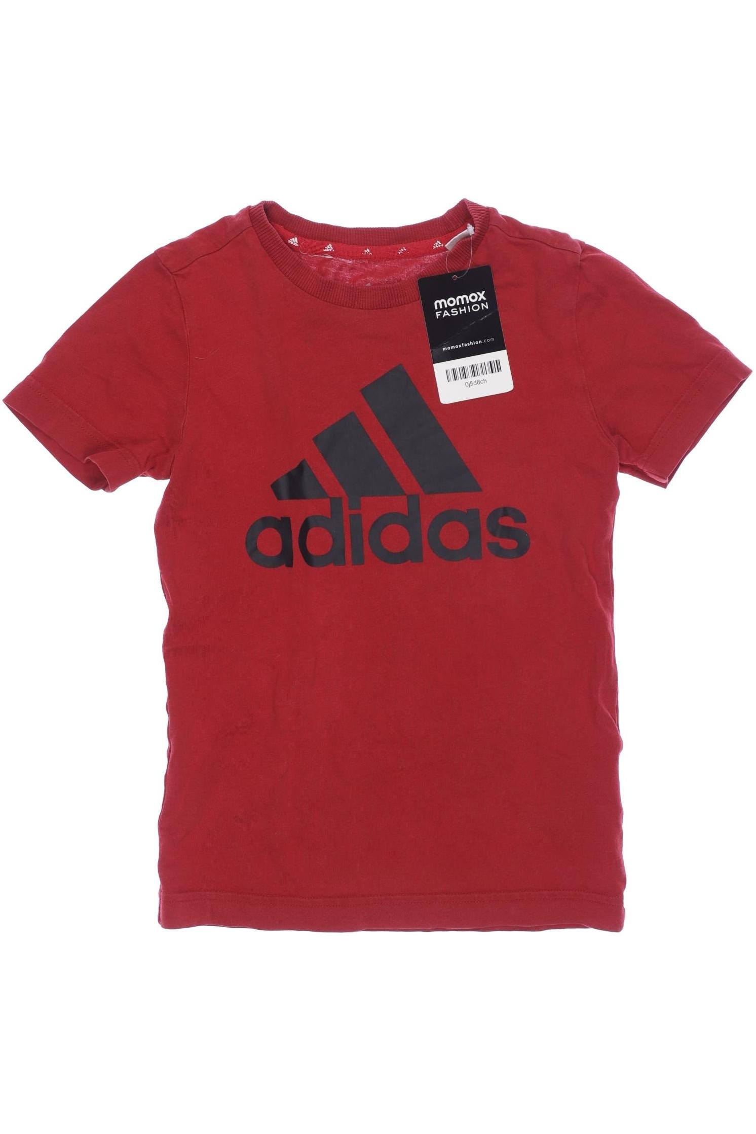 

adidas Herren T-Shirt, rot, Gr. 128