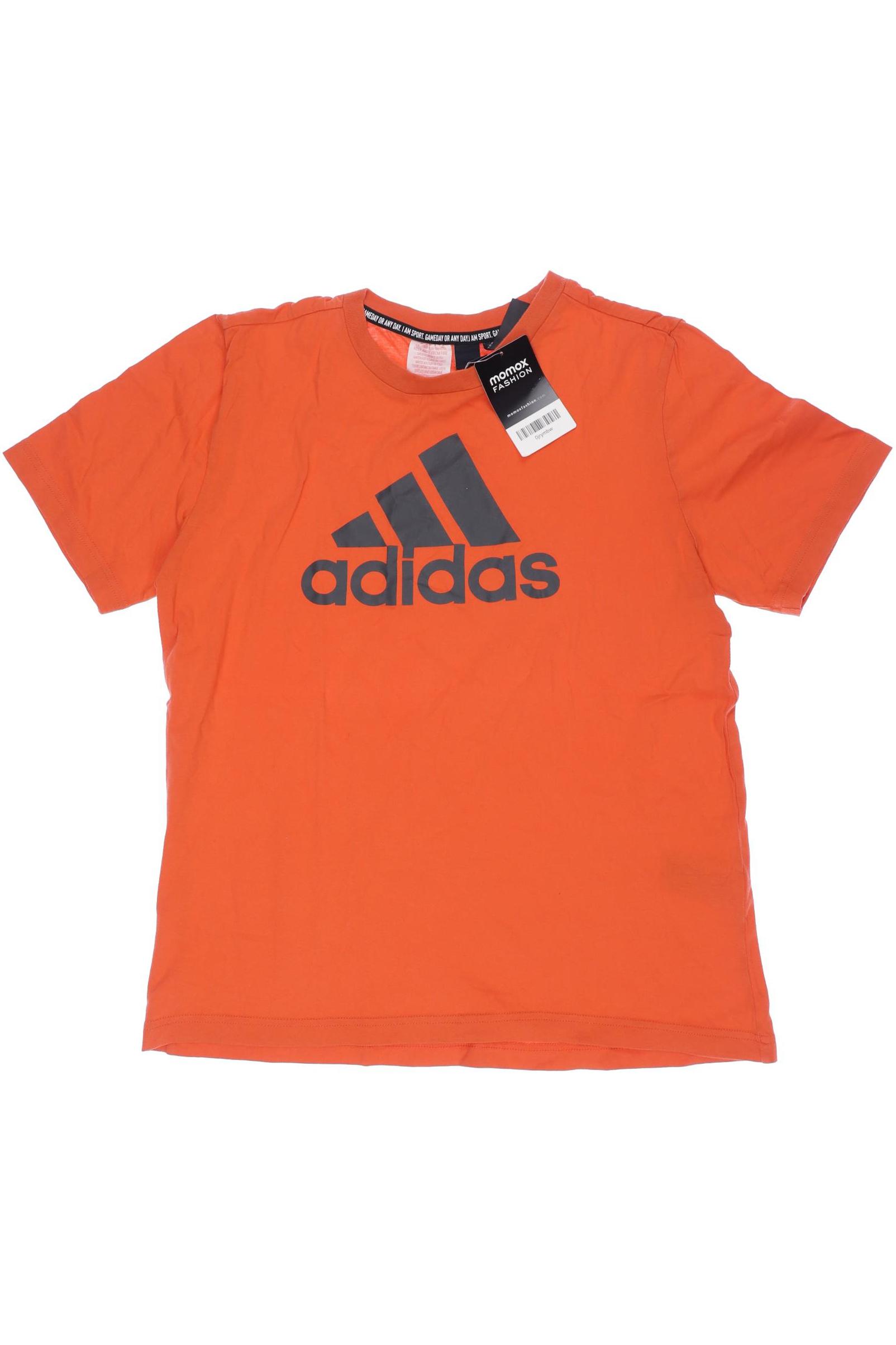 

adidas Herren T-Shirt, orange, Gr. 164