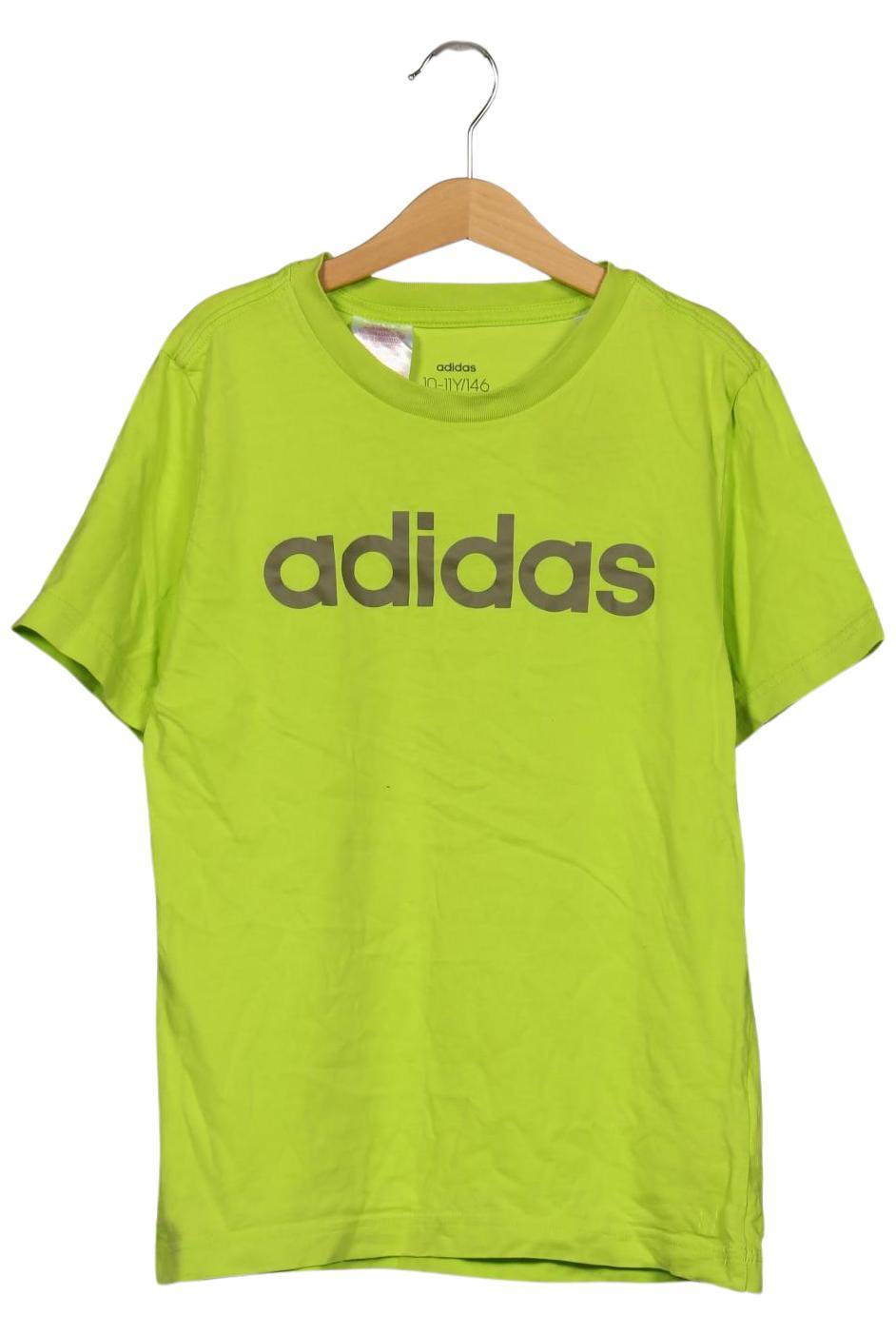 

adidas Jungen T-Shirt, hellgrün, Gr. 146