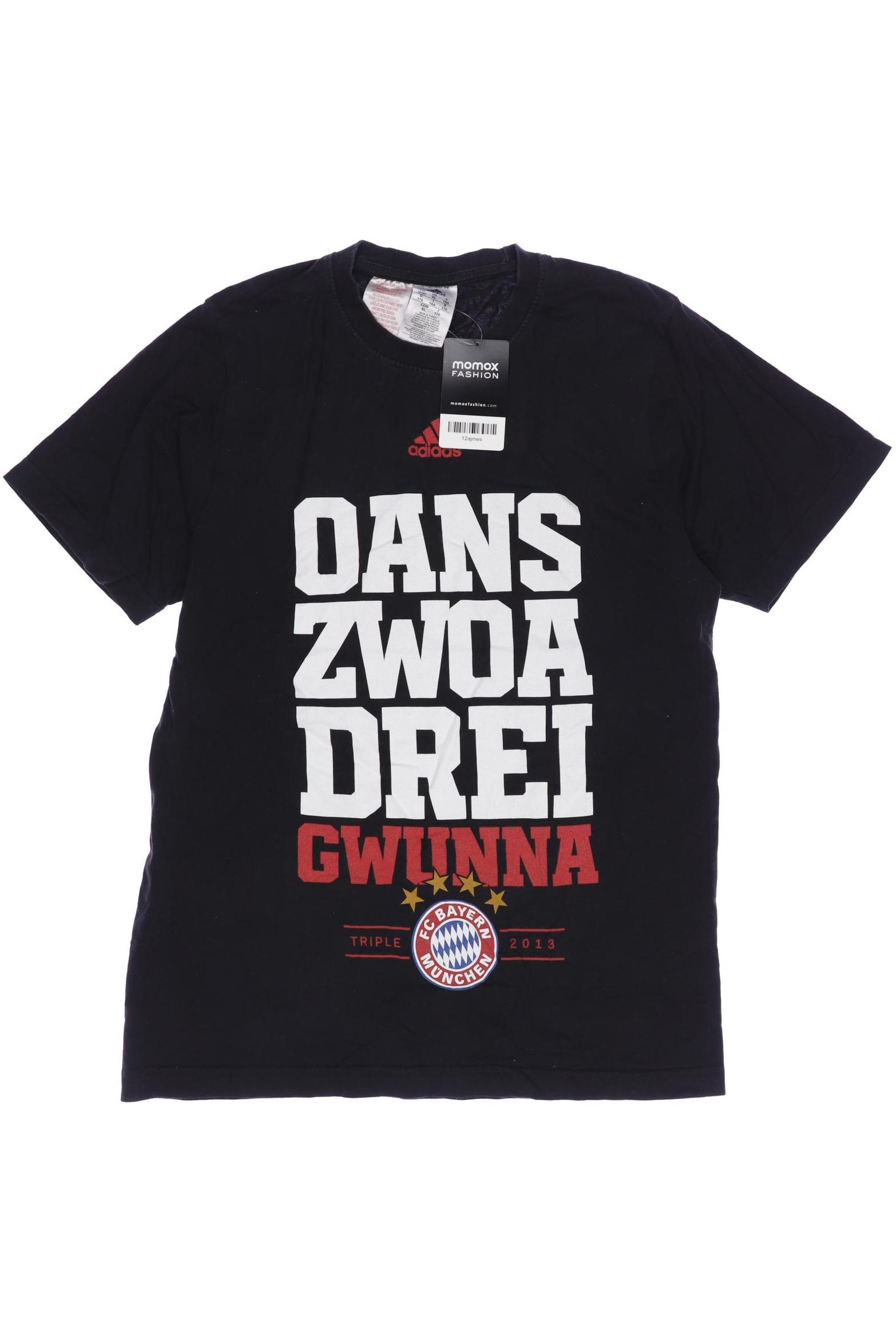 

adidas Herren T-Shirt, schwarz, Gr. 176