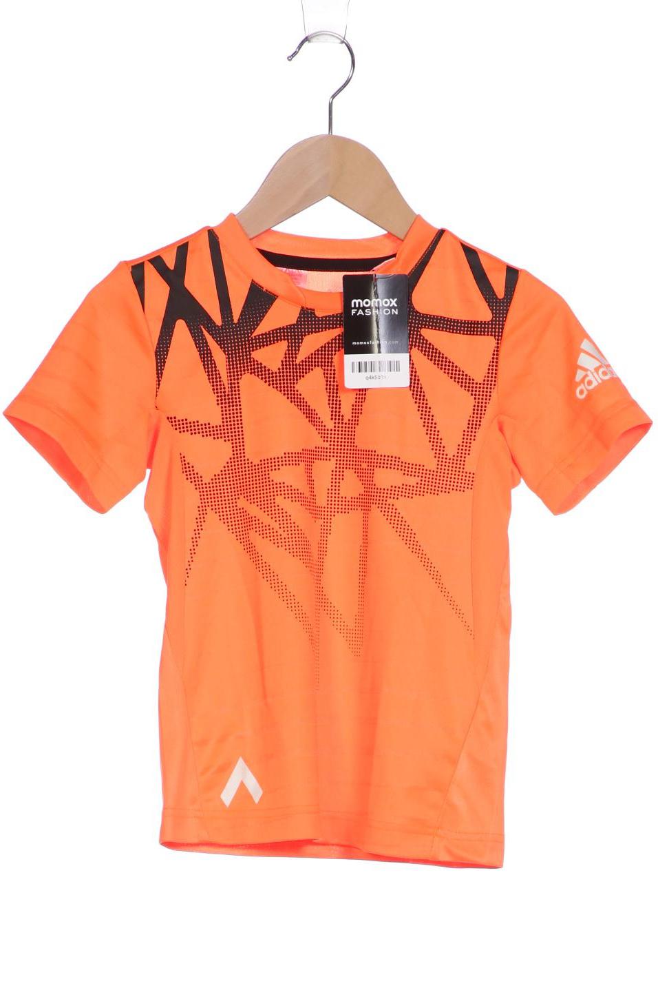 

adidas Herren T-Shirt, orange, Gr. 116