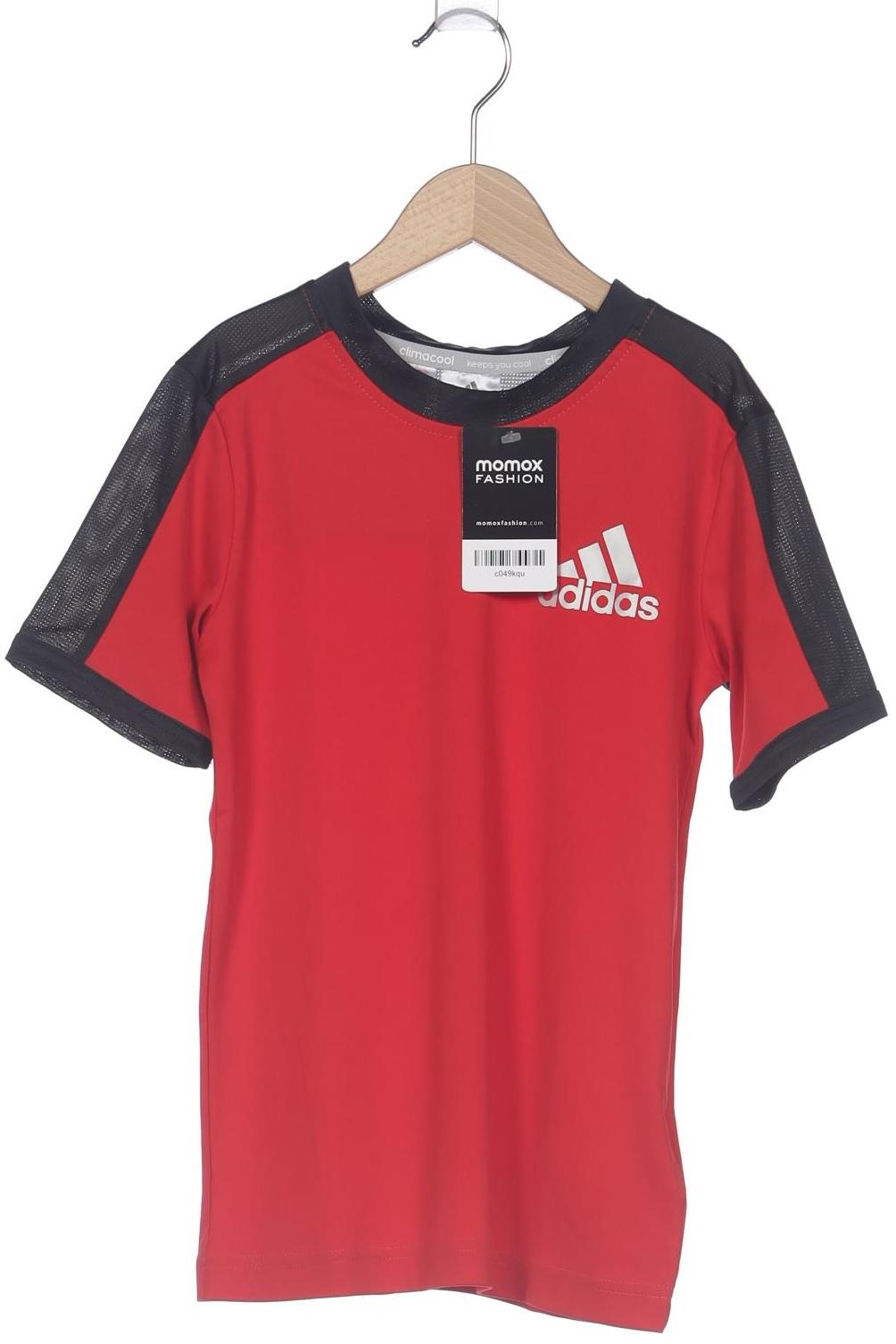 

adidas Jungen T-Shirt, rot, Gr. 128