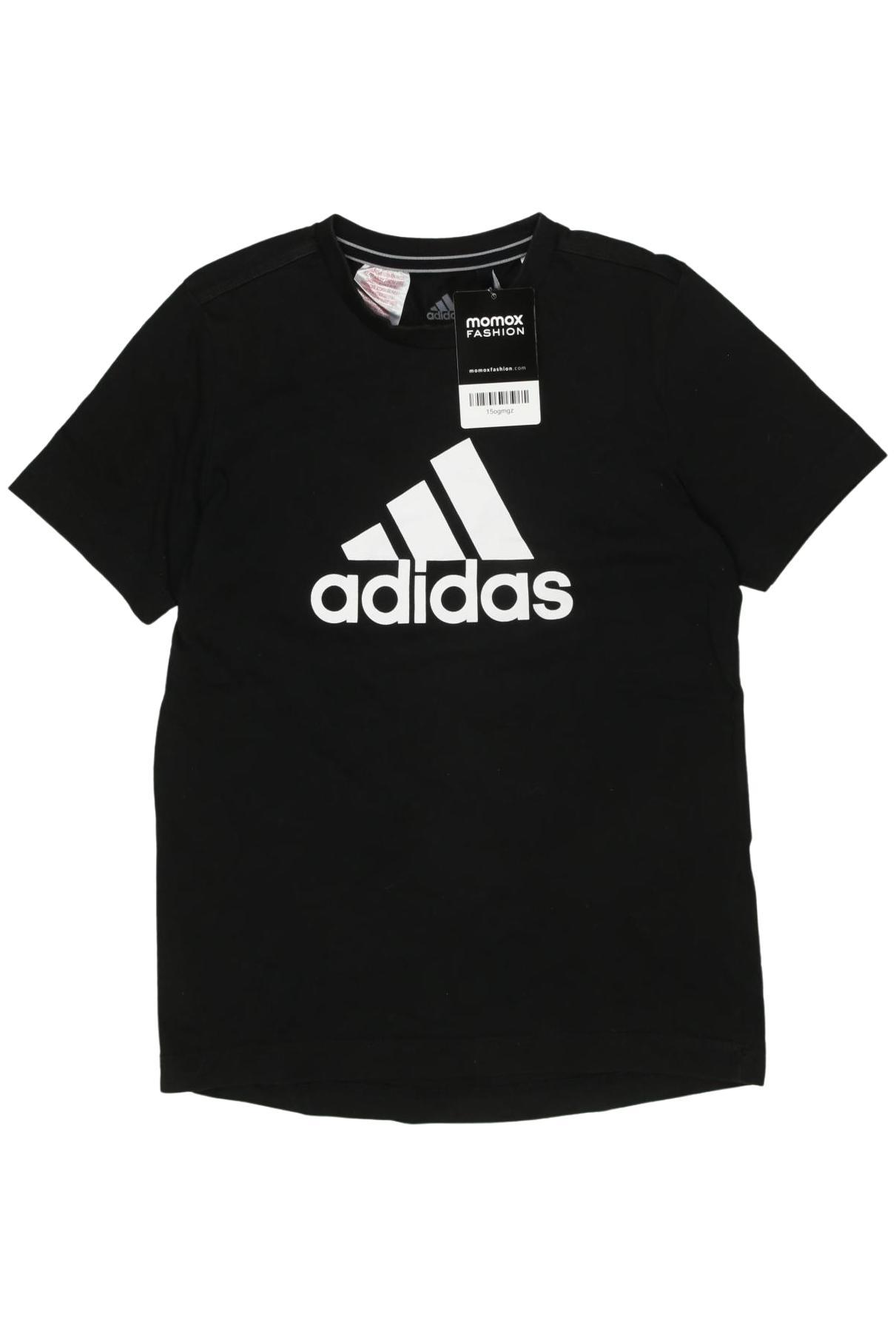 

adidas Jungen T-Shirt, schwarz, Gr. 140
