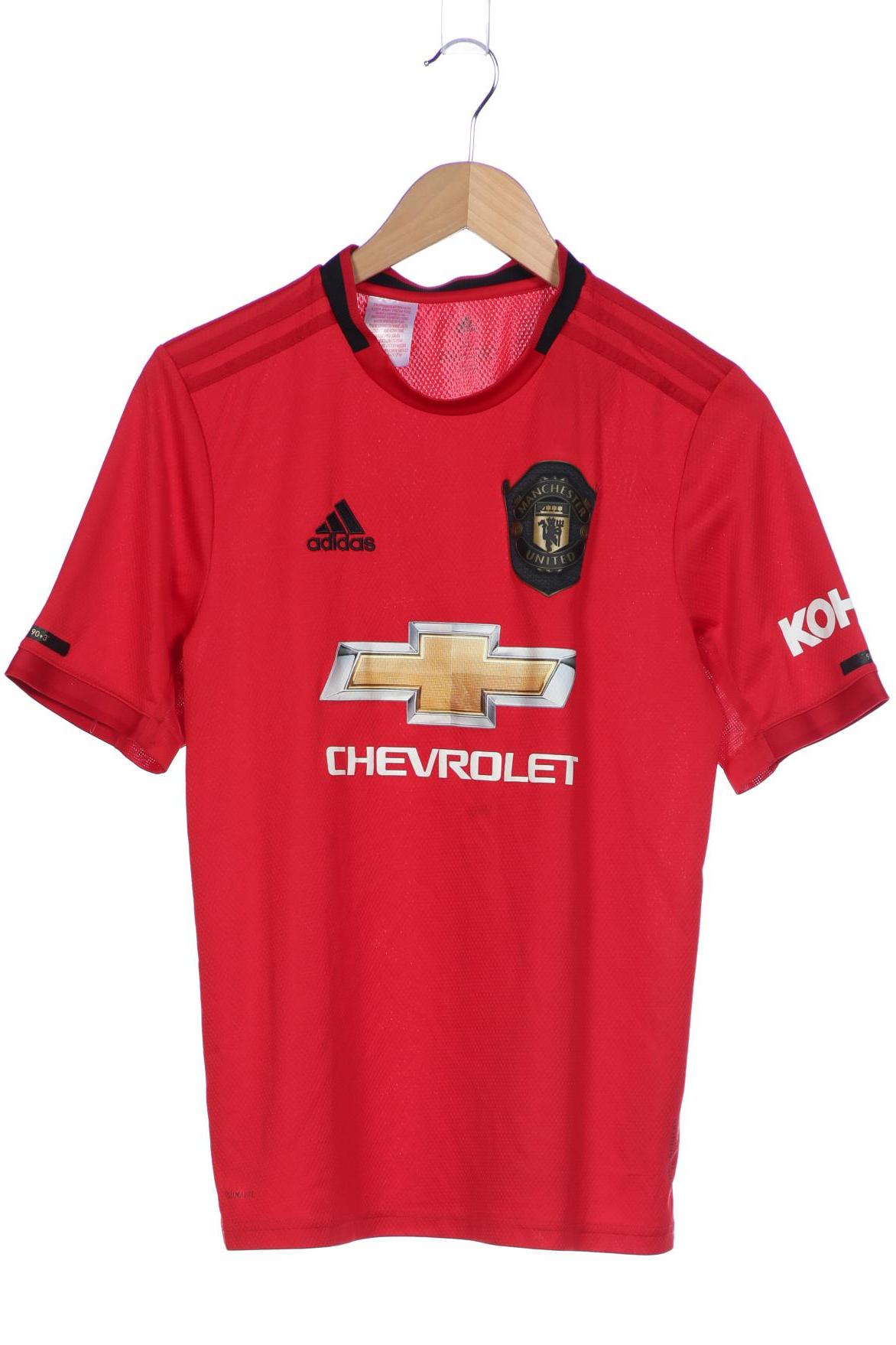 

adidas Herren T-Shirt, rot, Gr. 170