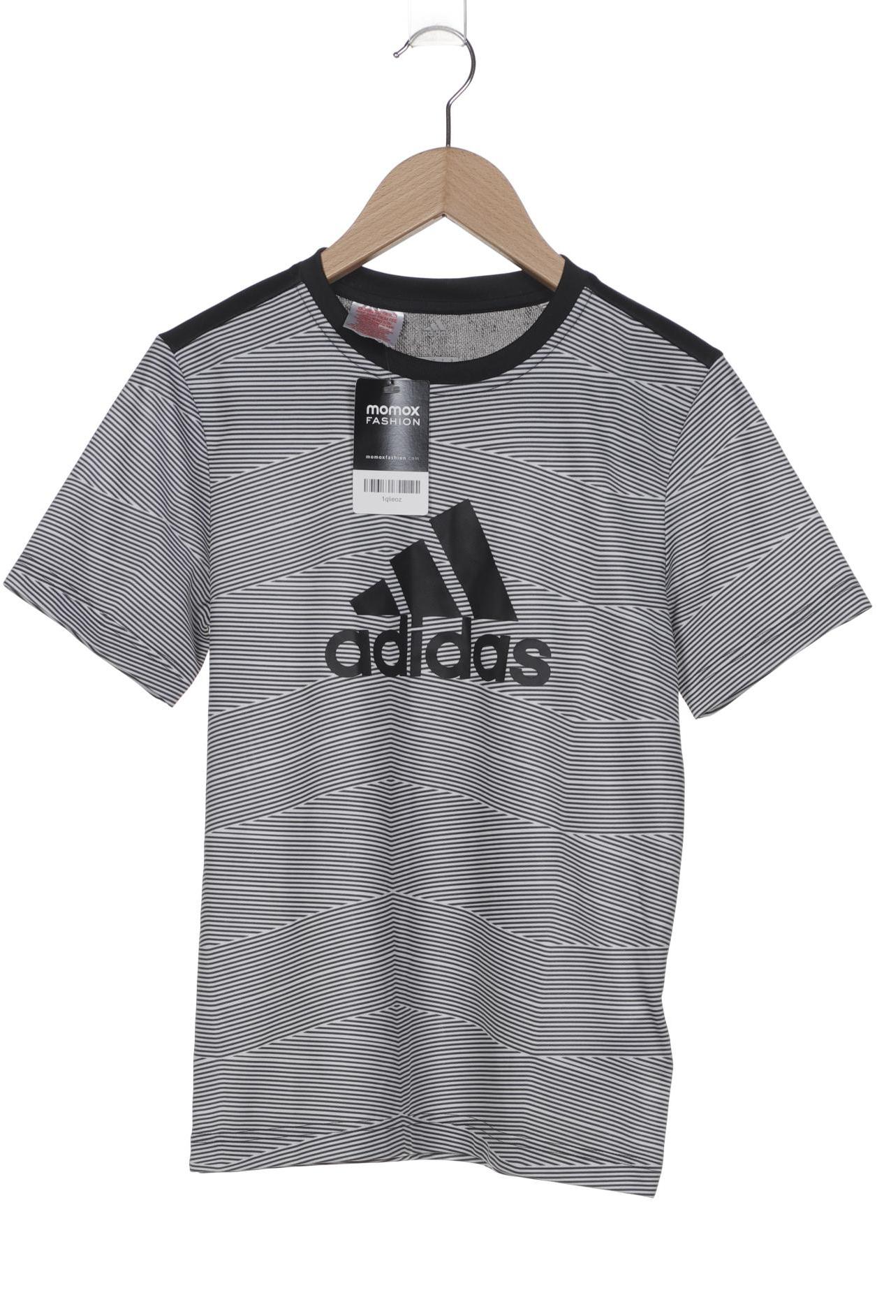 

adidas Herren T-Shirt, grau, Gr. 152