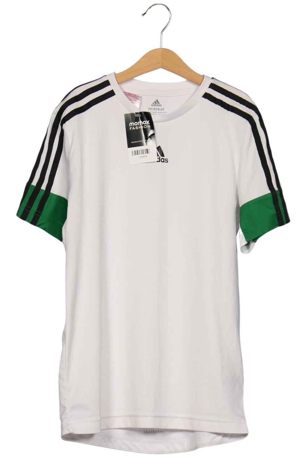 

adidas Herren T-Shirt, weiß, Gr. 152