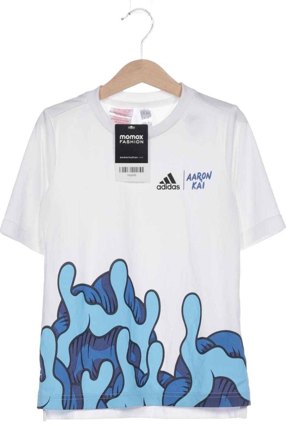 

adidas Herren T-Shirt, weiß, Gr. 110