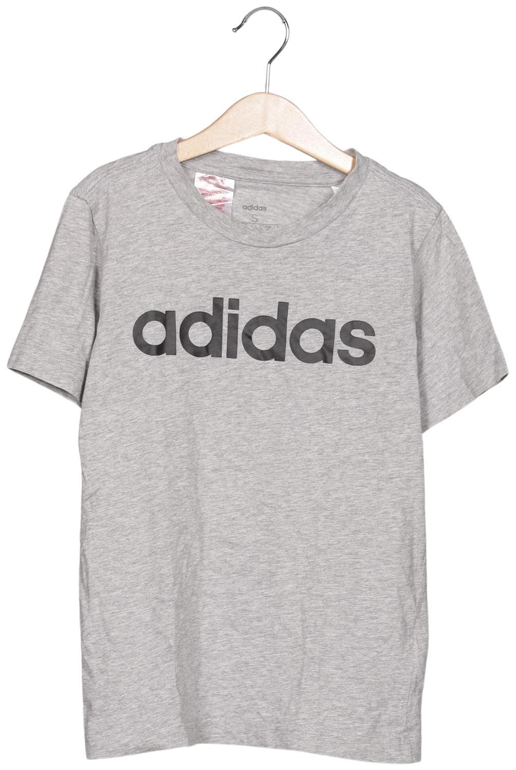 

adidas Jungen T-Shirt, grau, Gr. 140