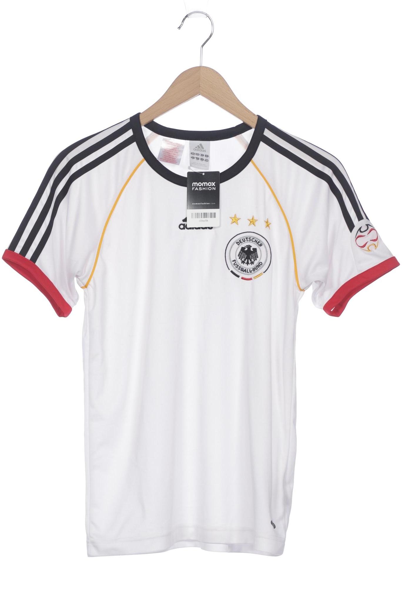 

adidas Jungen T-Shirt, weiß, Gr. 164