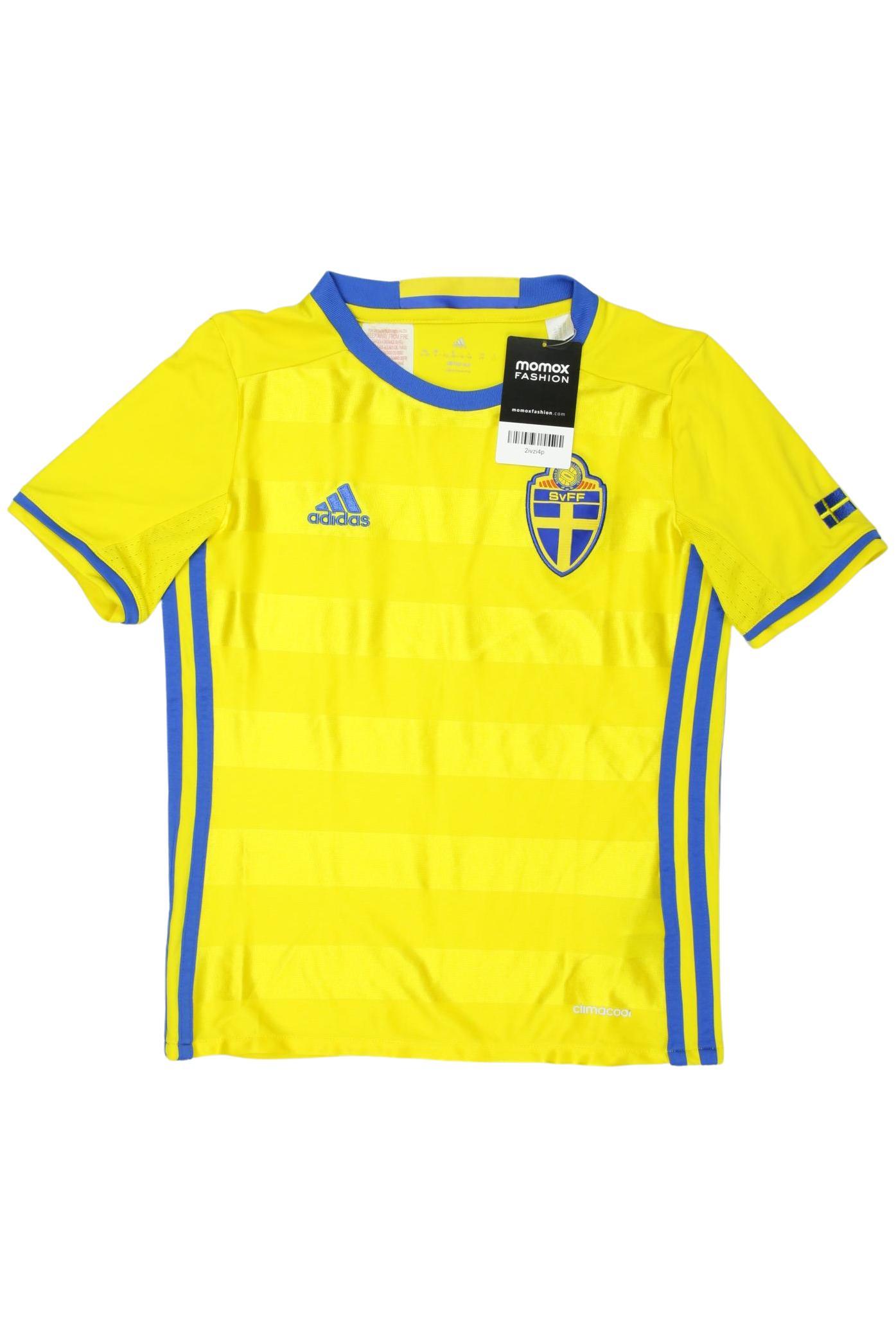 

adidas Herren T-Shirt, gelb, Gr. 140