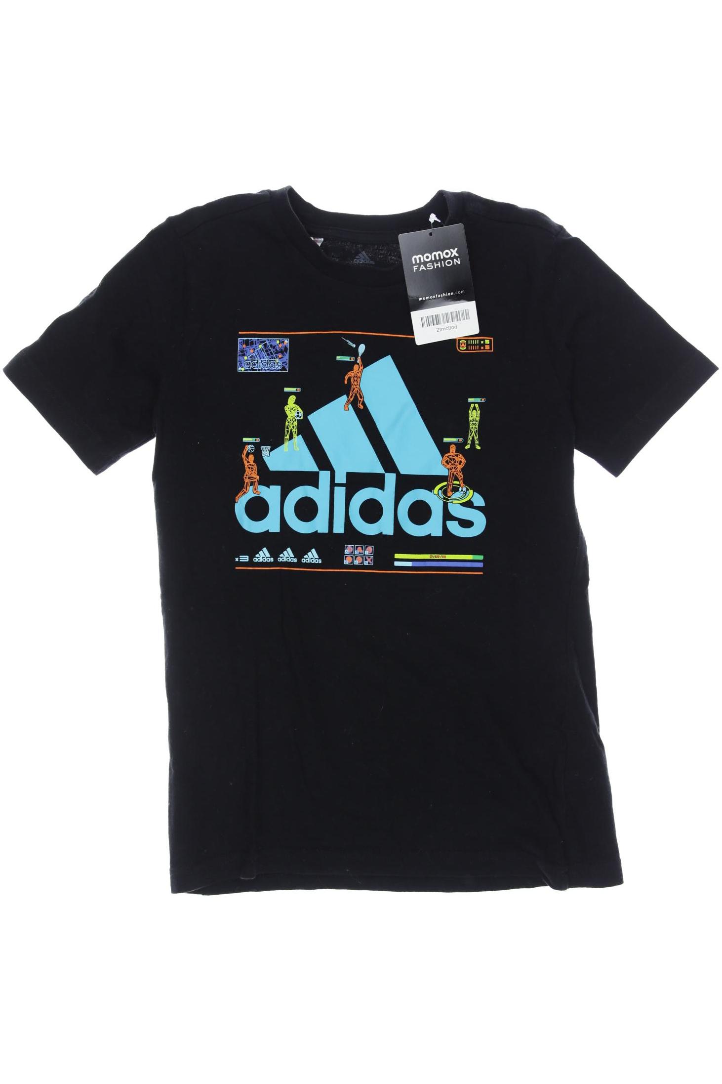 

adidas Herren T-Shirt, schwarz, Gr. 140
