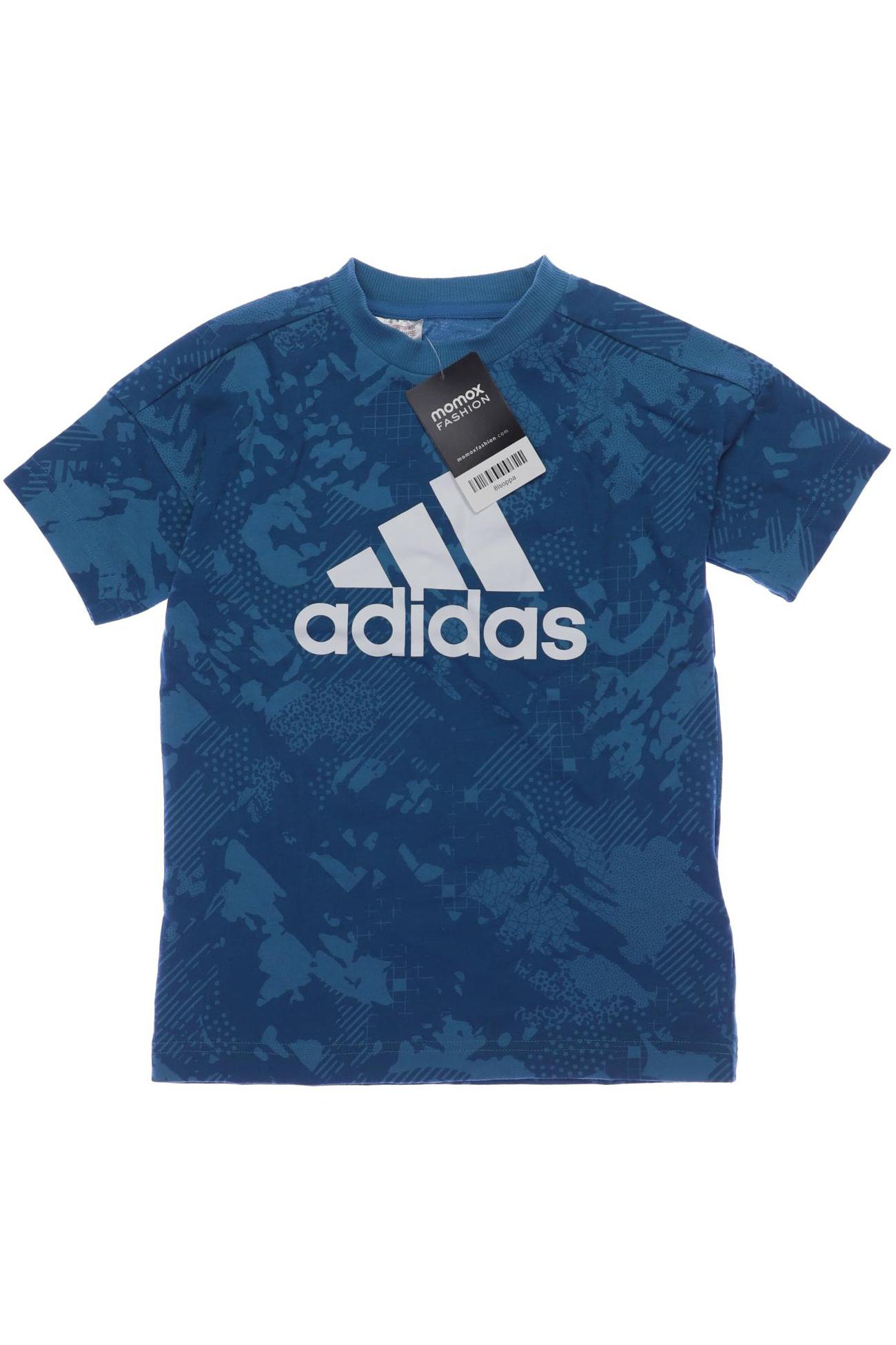 

adidas Herren T-Shirt, blau, Gr. 158