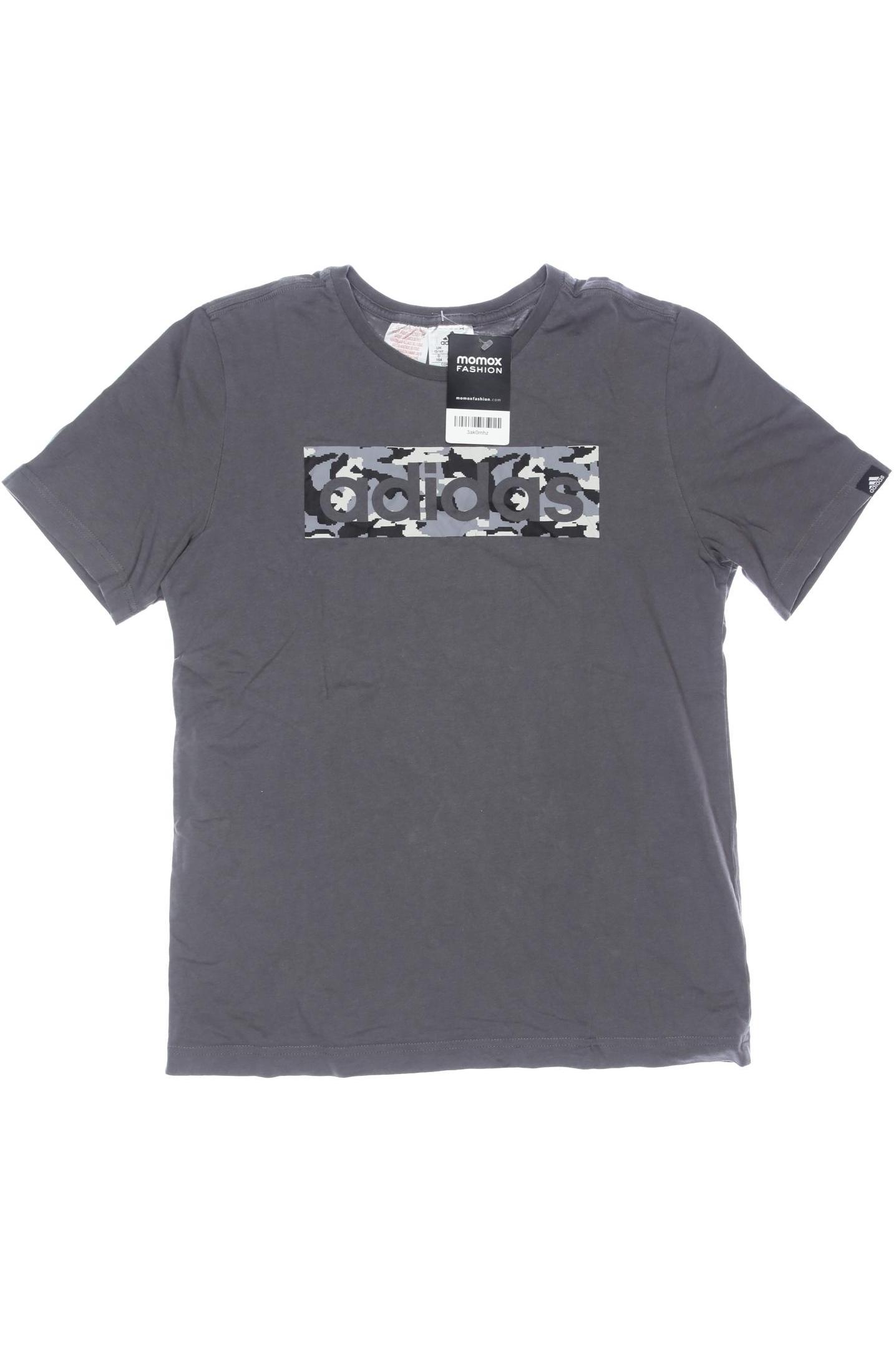 

adidas Herren T-Shirt, grau, Gr. 164