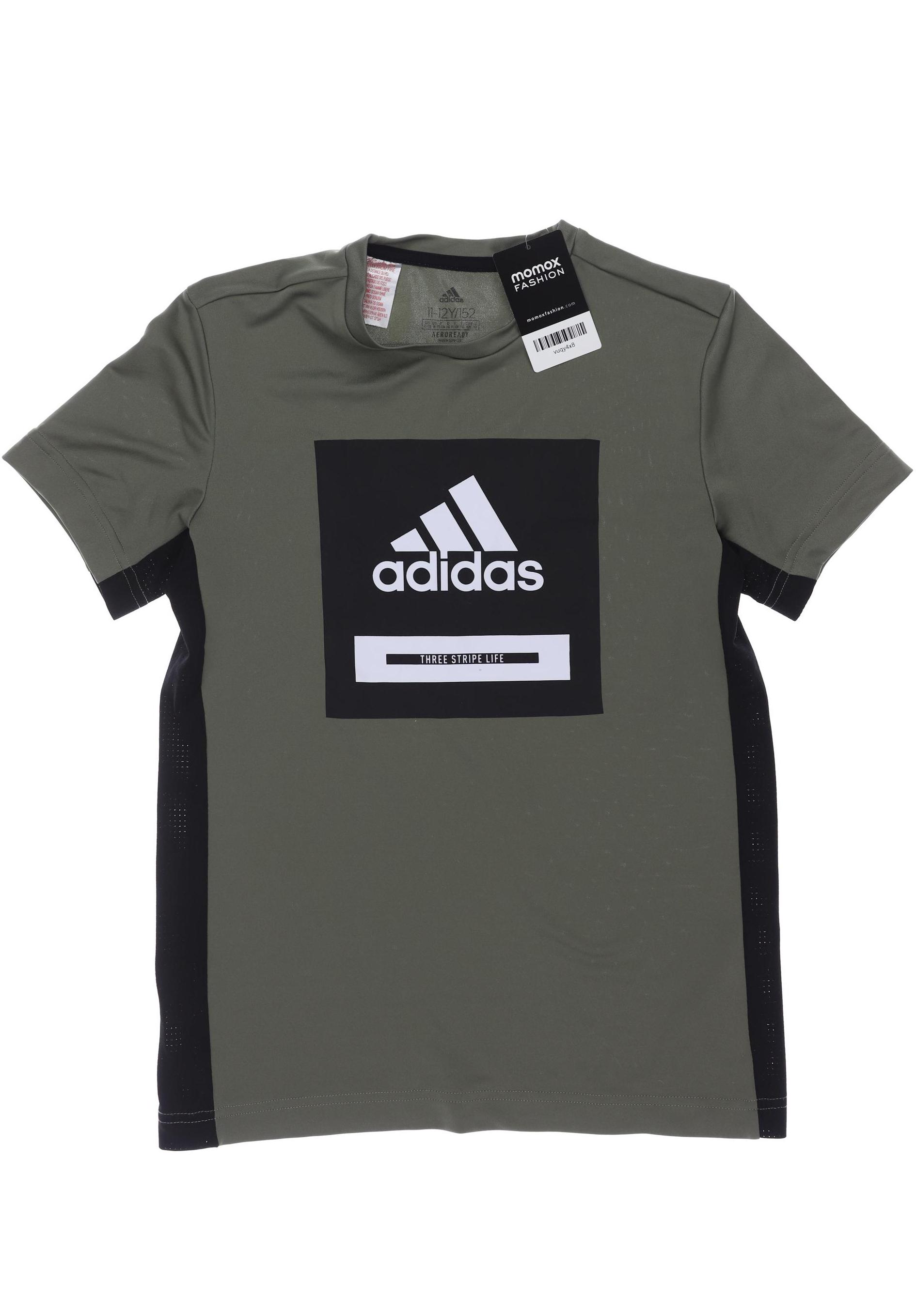 

adidas Herren T-Shirt, grün, Gr. 152