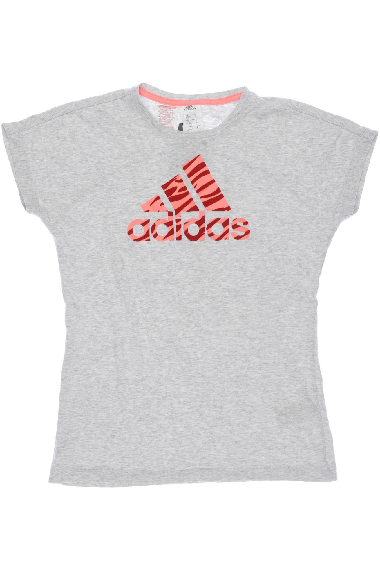 

adidas Herren T-Shirt, grau, Gr. 164