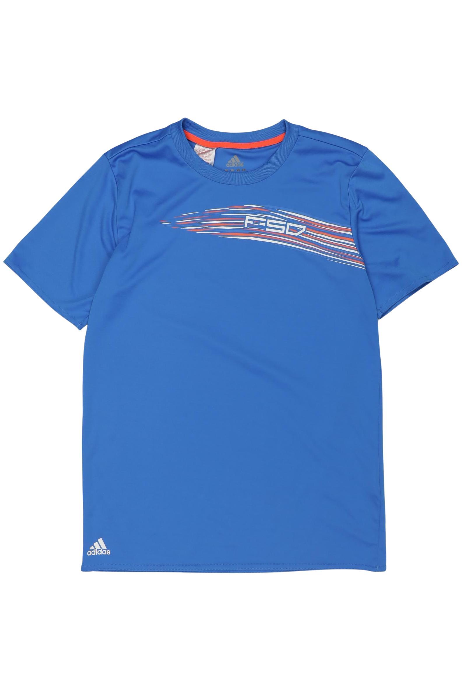 

adidas Jungen T-Shirt, blau, Gr. 164