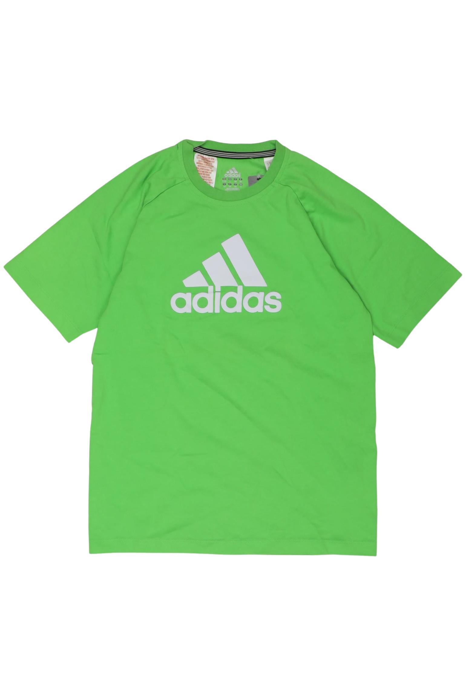 

adidas Jungen T-Shirt, grün, Gr. 164