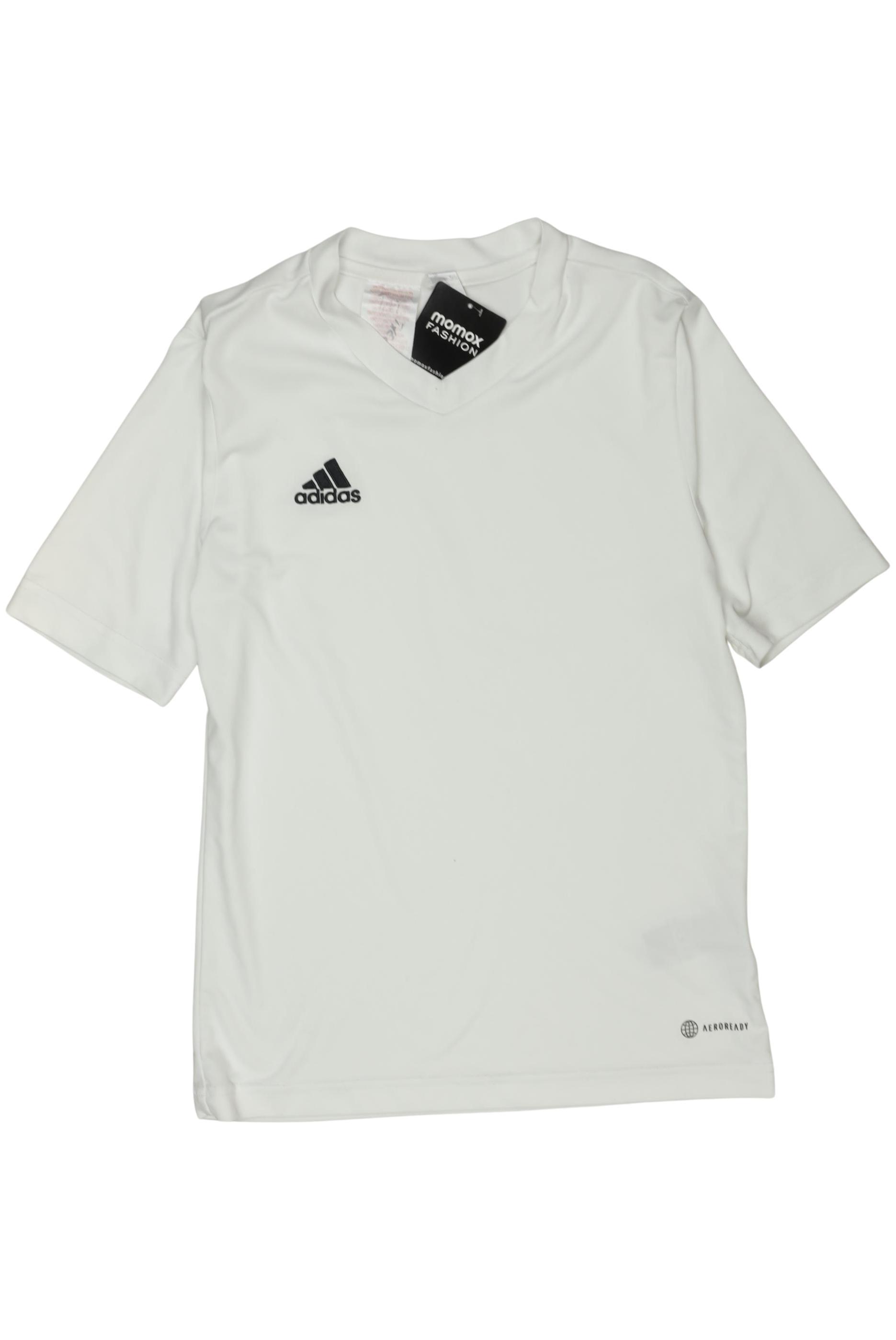 

adidas Jungen T-Shirt, weiß, Gr. 152