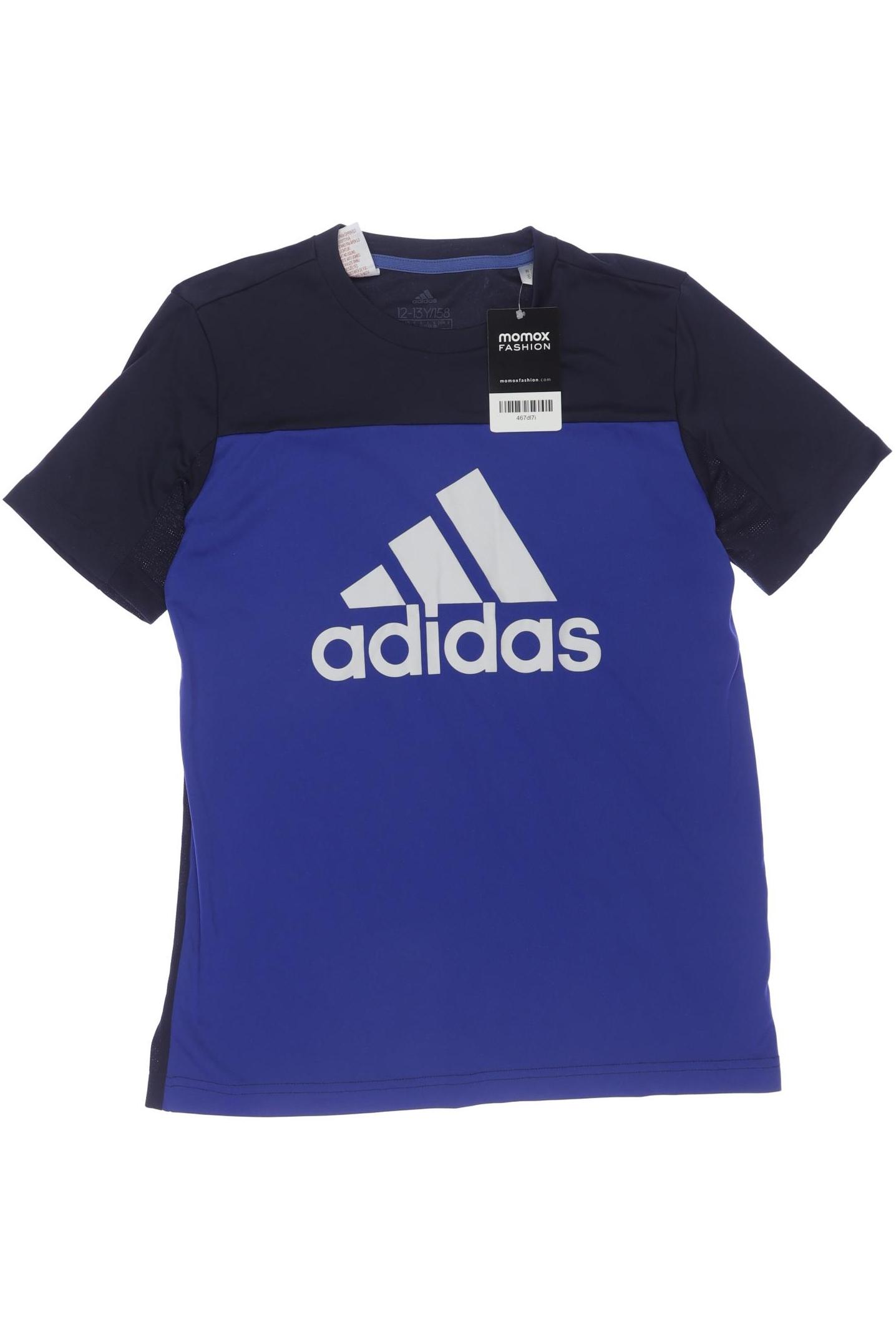 

adidas Herren T-Shirt, marineblau, Gr. 158