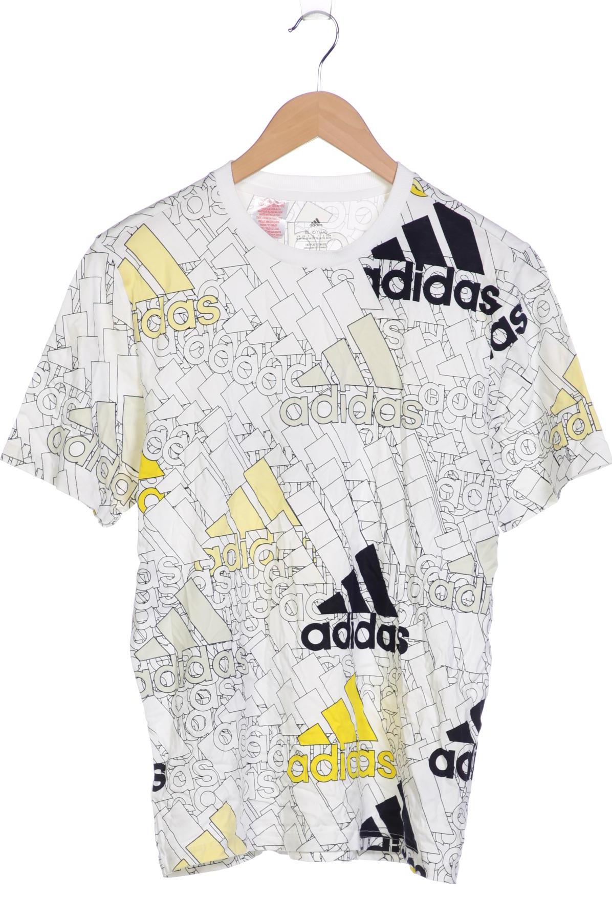

adidas Herren T-Shirt, weiß, Gr. 176