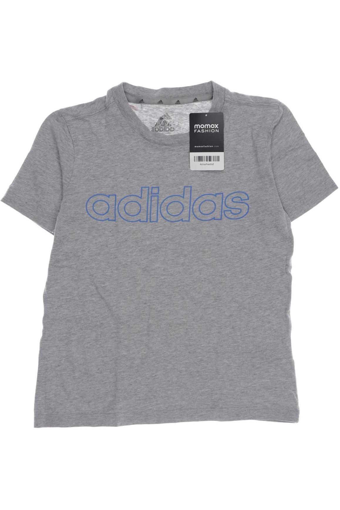 

adidas Herren T-Shirt, grau, Gr. 140