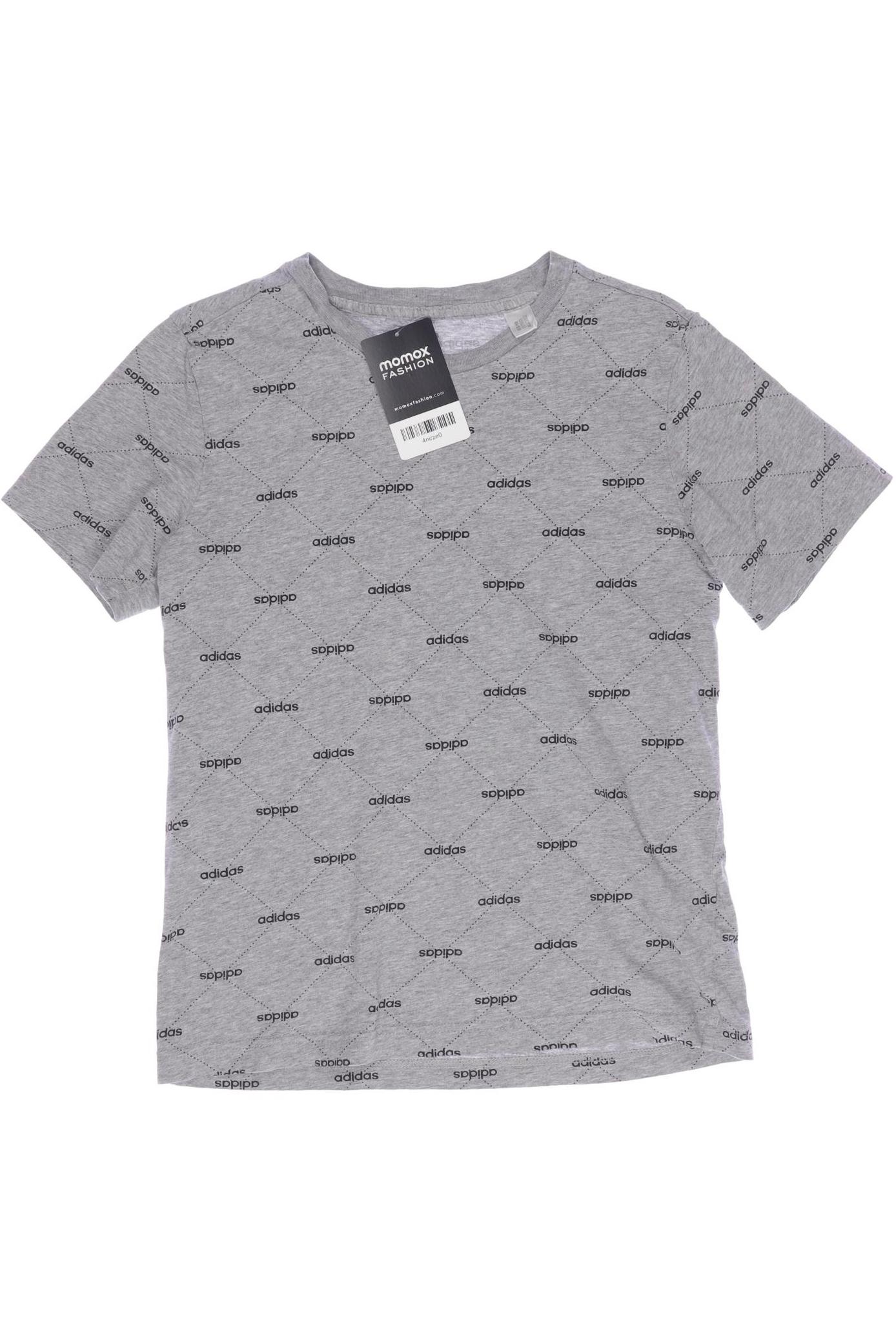 

adidas Herren T-Shirt, grau, Gr. 146