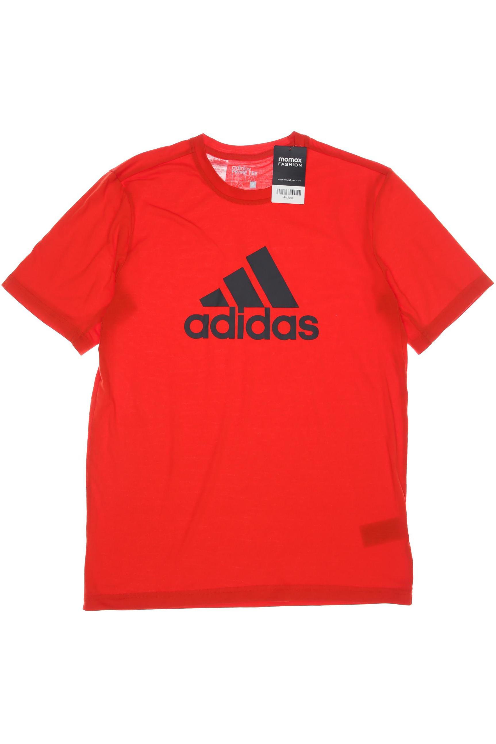 

adidas Herren T-Shirt, rot, Gr. 176